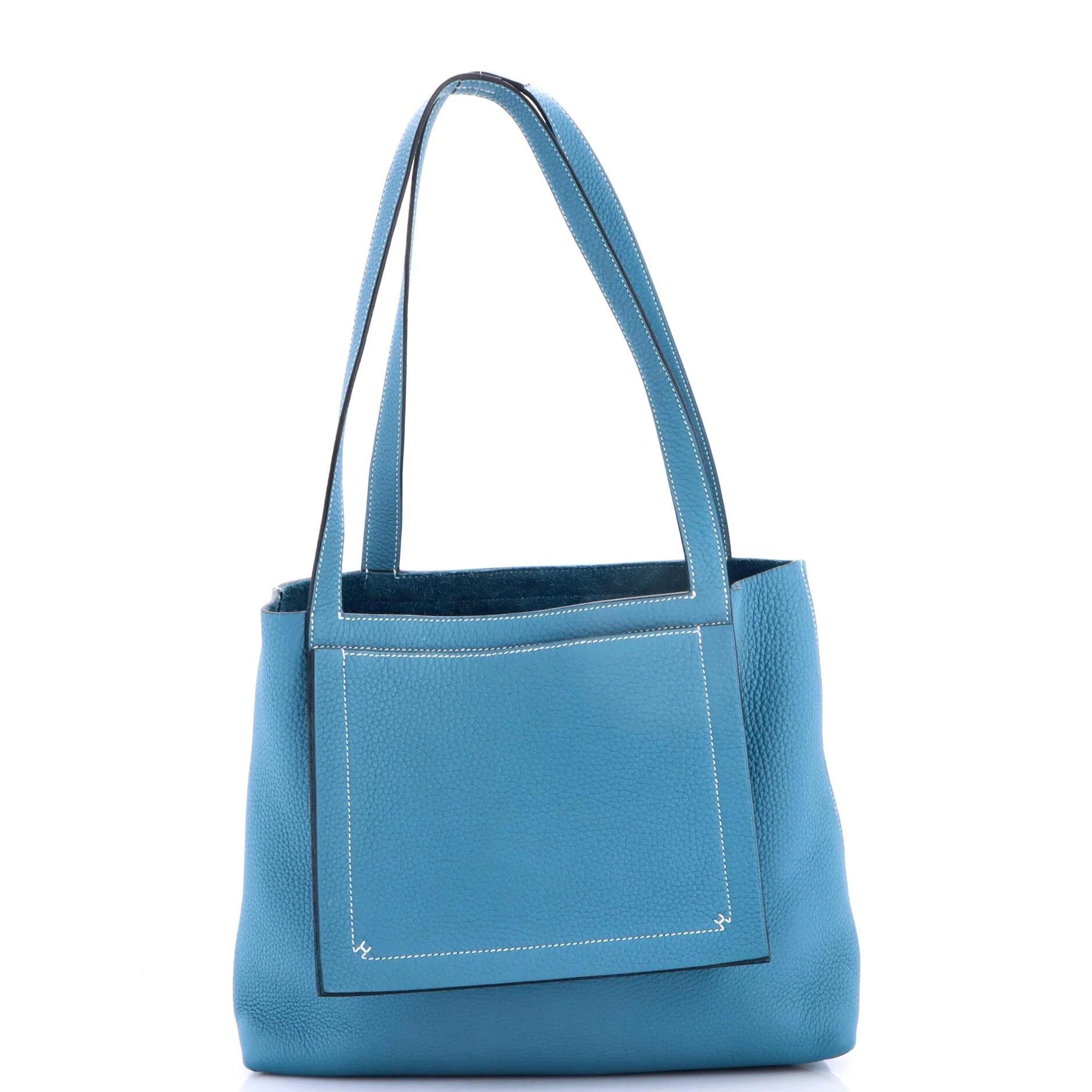 Leather tote