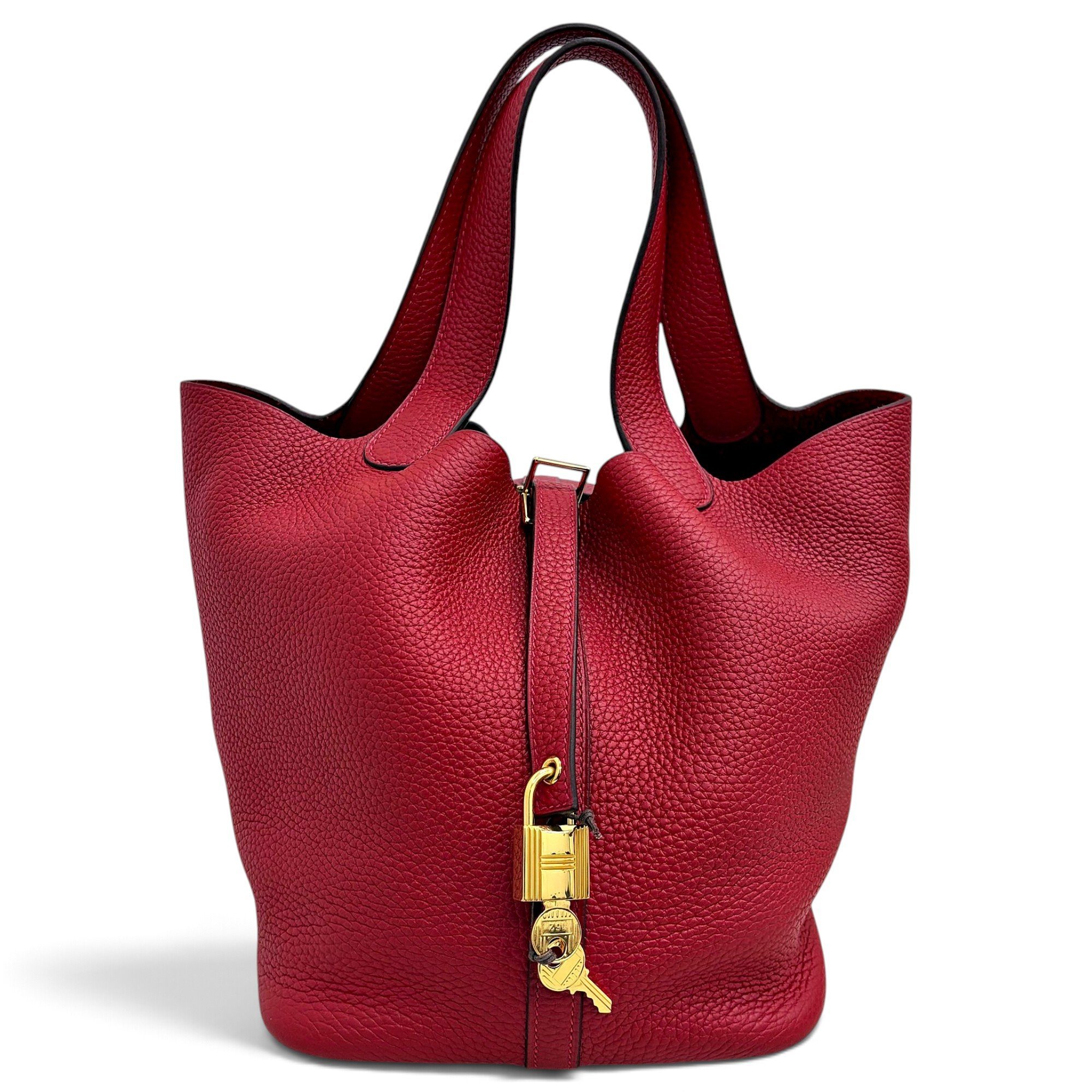 Picotin leather handbag