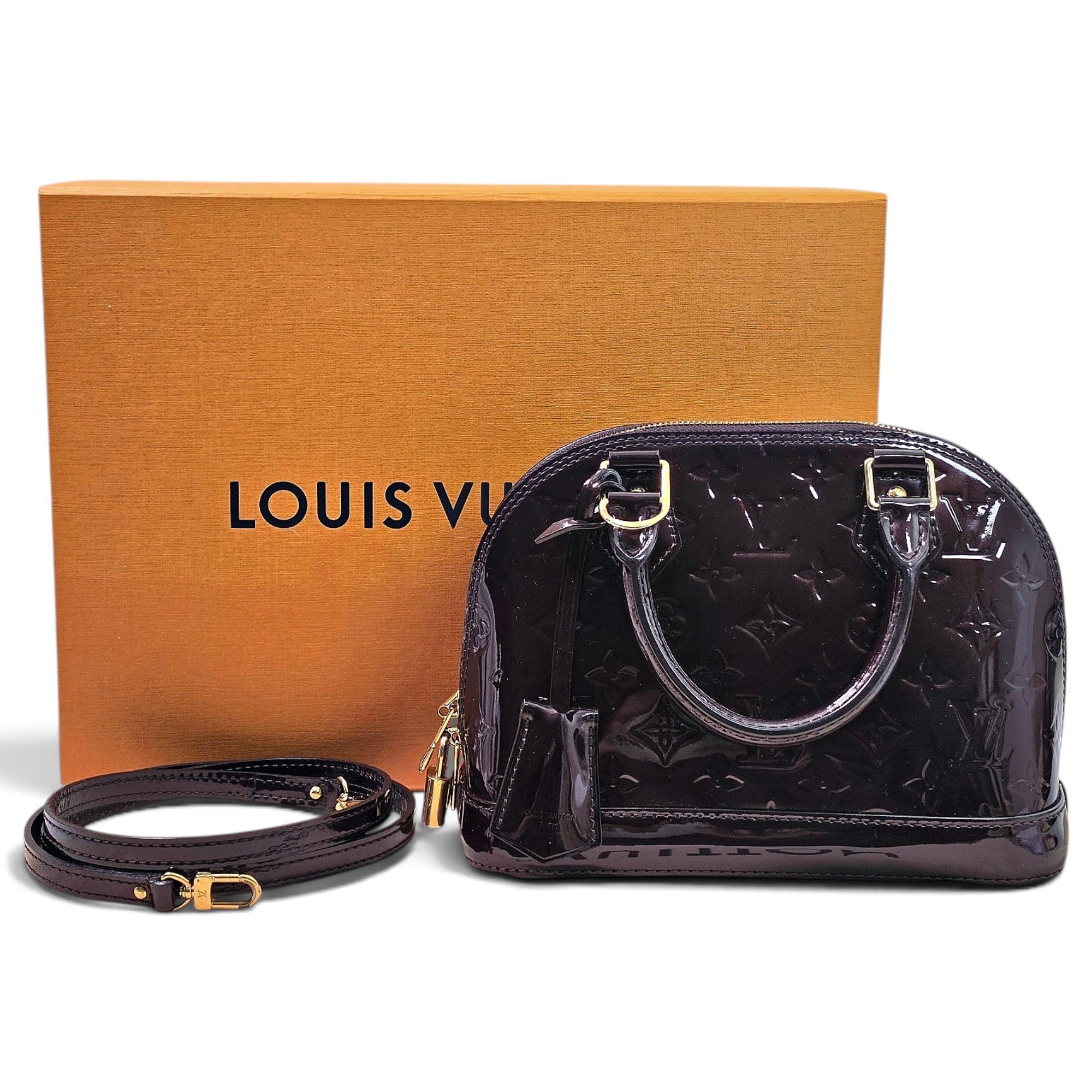 Alma BB patent leather handbag