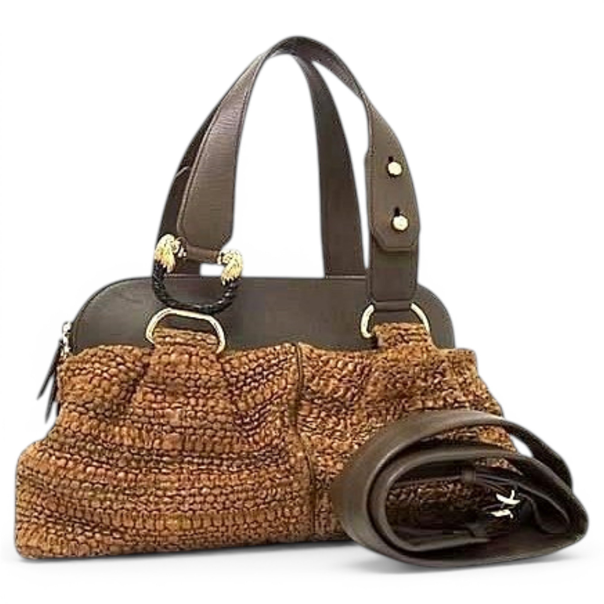 Leather handbag