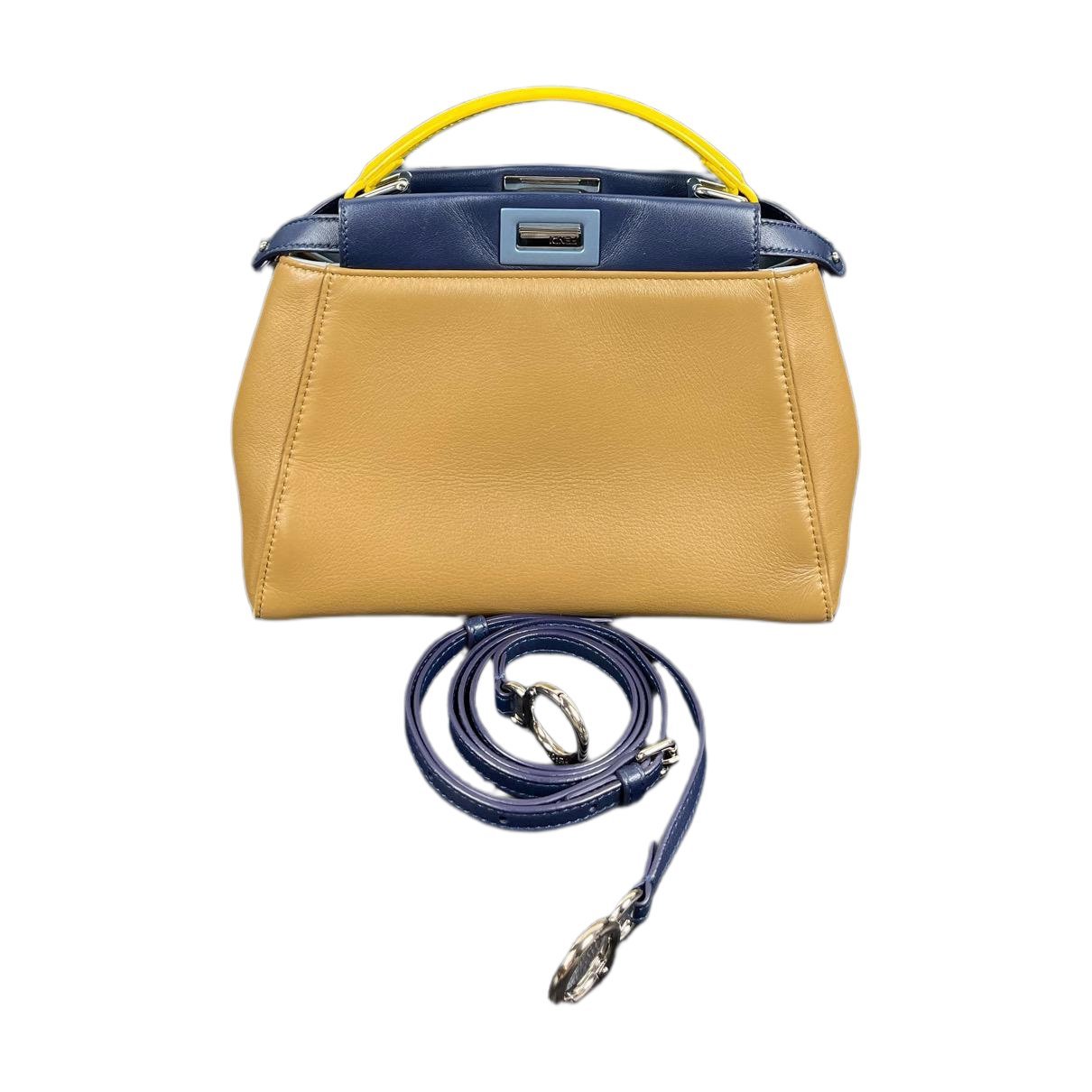 Peekaboo leather handbag