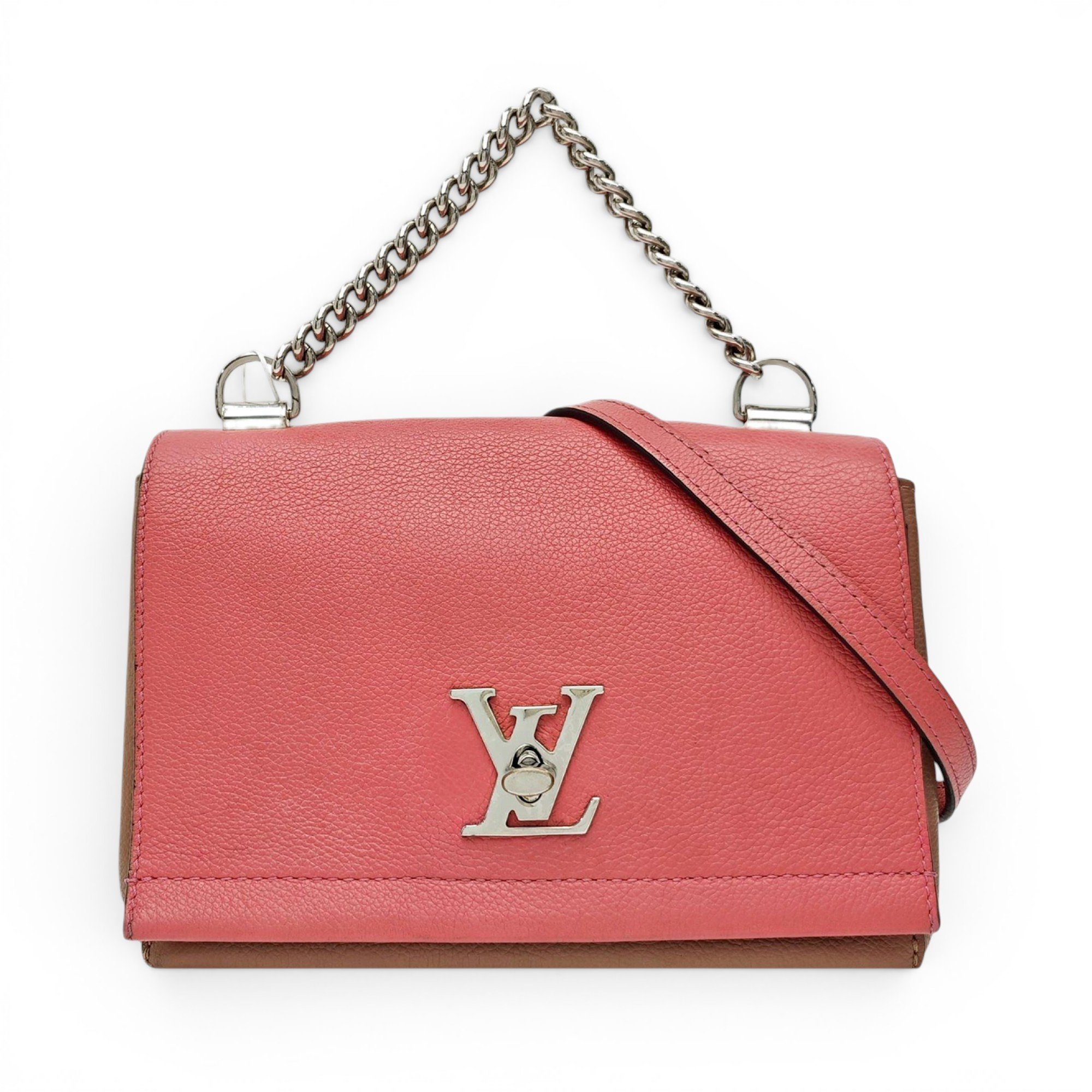 Lockme leather handbag