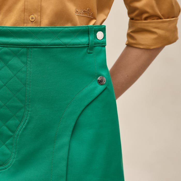 Vert Cabane Wrap Miniskirt