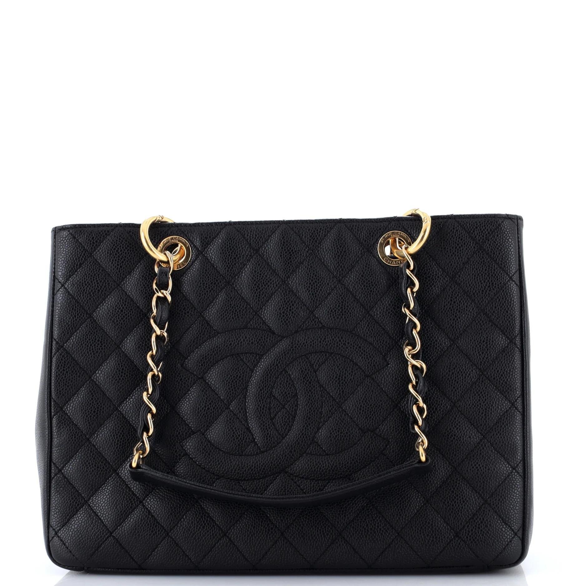 Classic CC Shopping leather tote