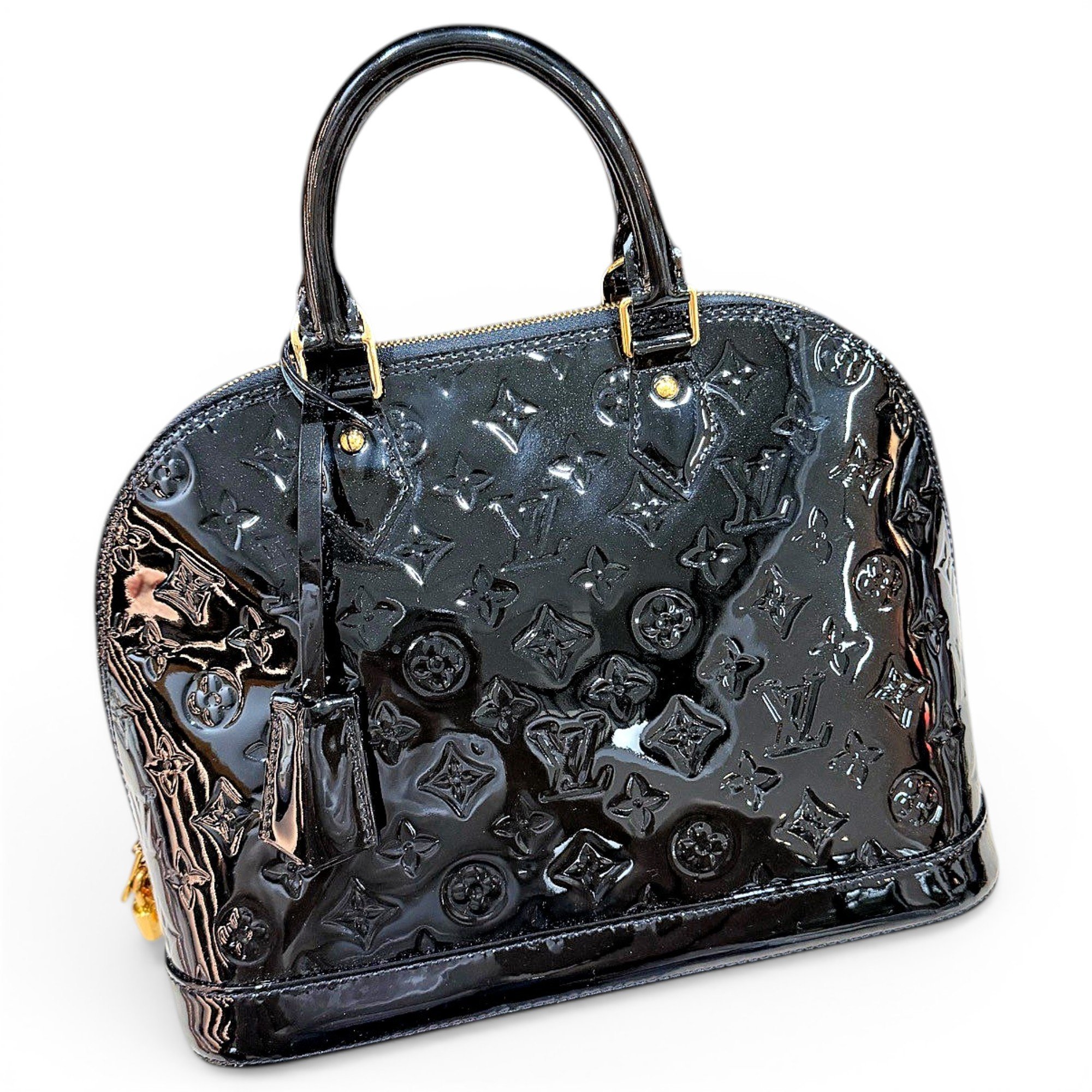 Alma patent leather handbag