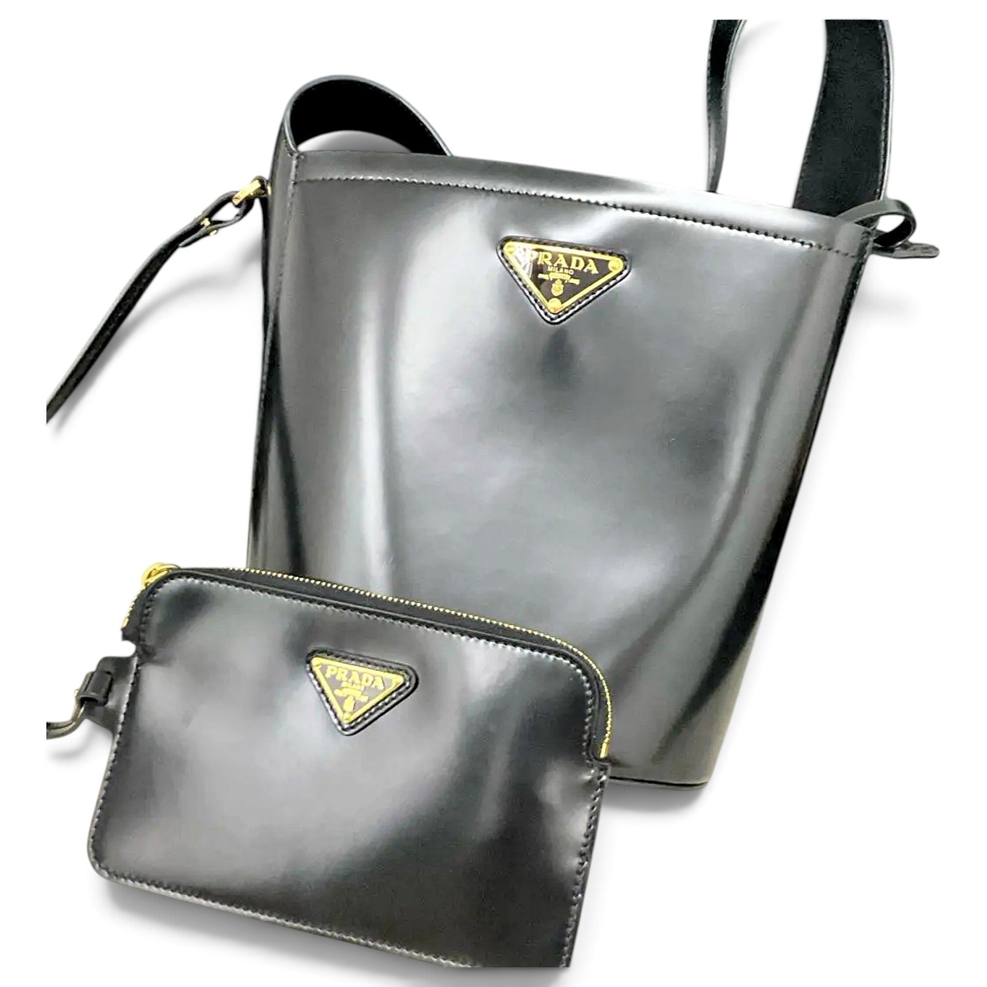 Panier leather handbag