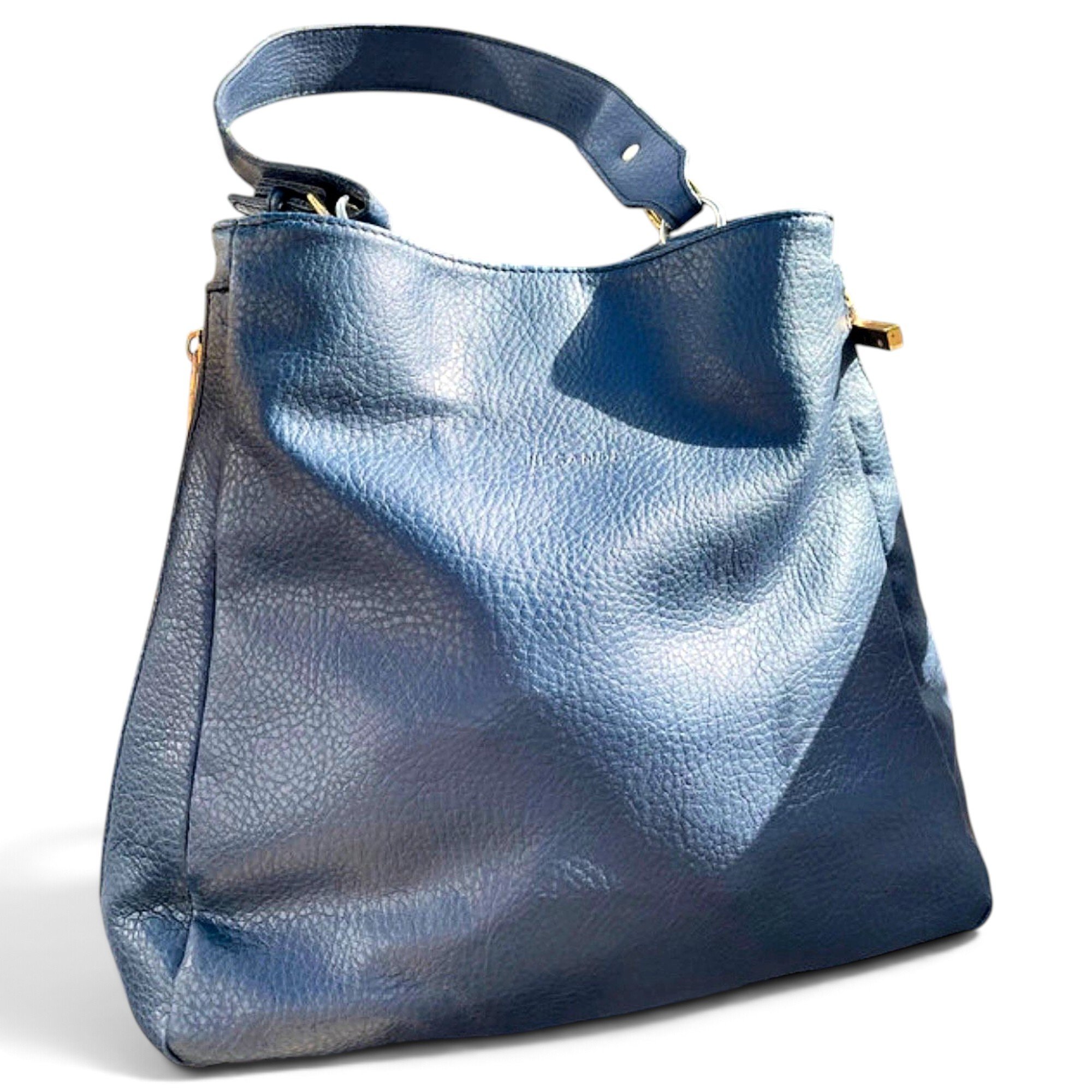 Shopper leather handbag