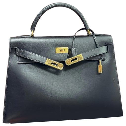 Hermes Kelly 32 Handbag Black