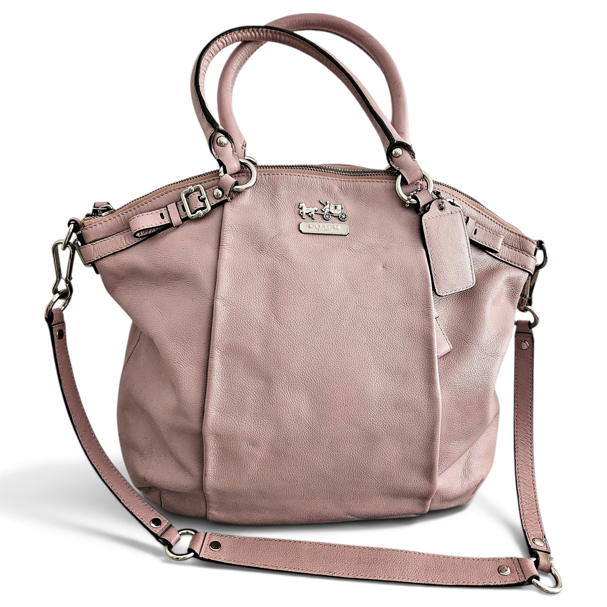 Madison leather satchel
