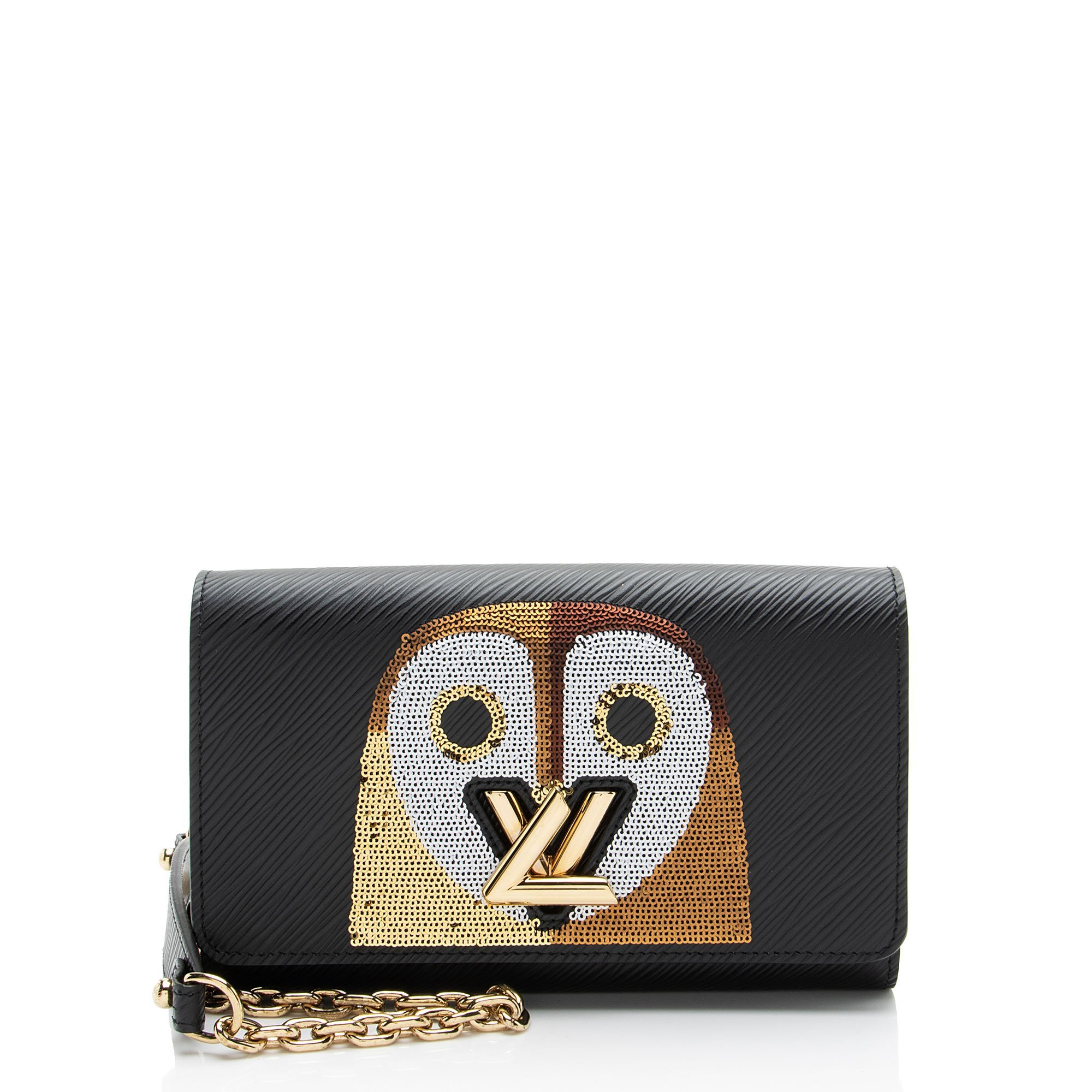 Twist leather crossbody bag
