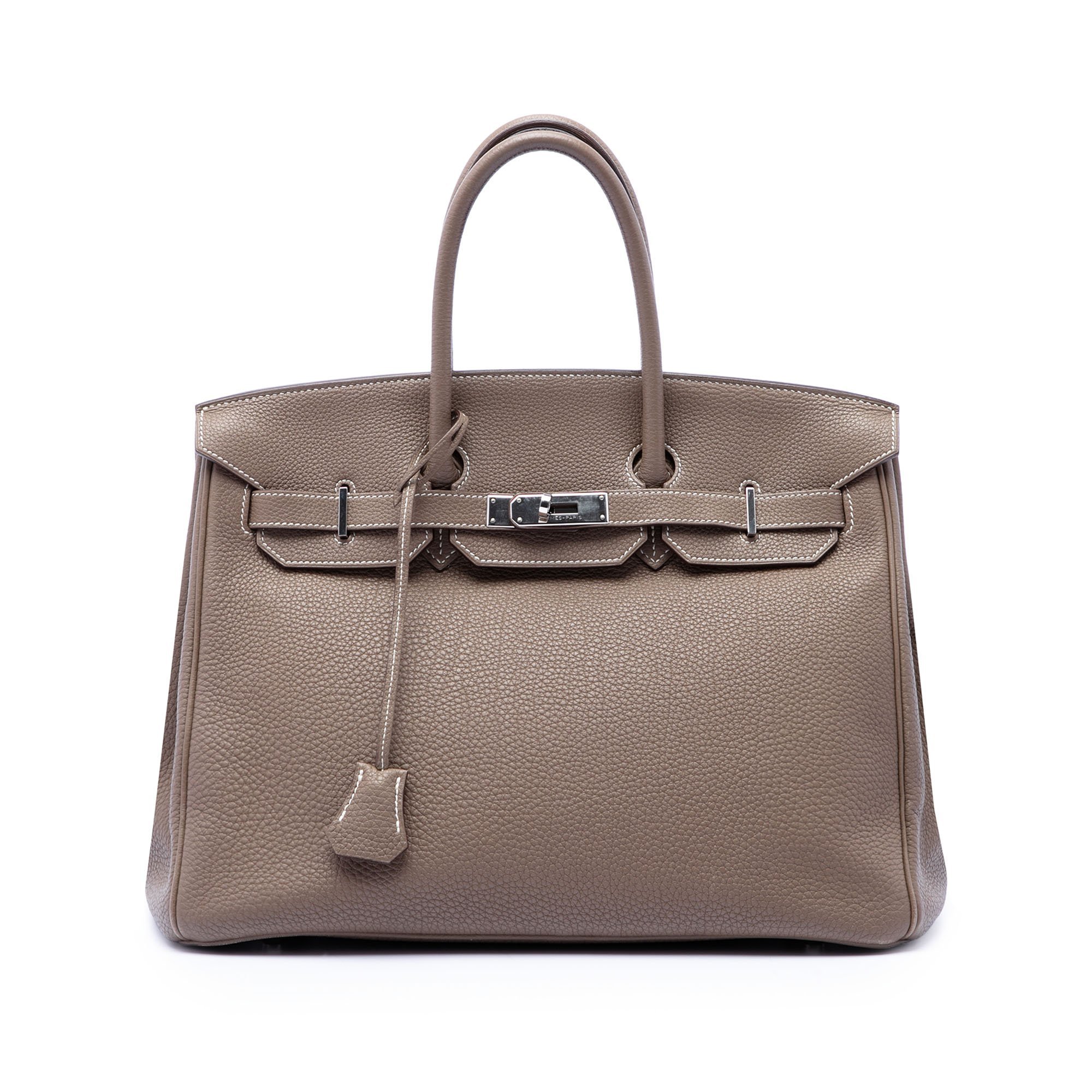 Birkin 35 leather handbag