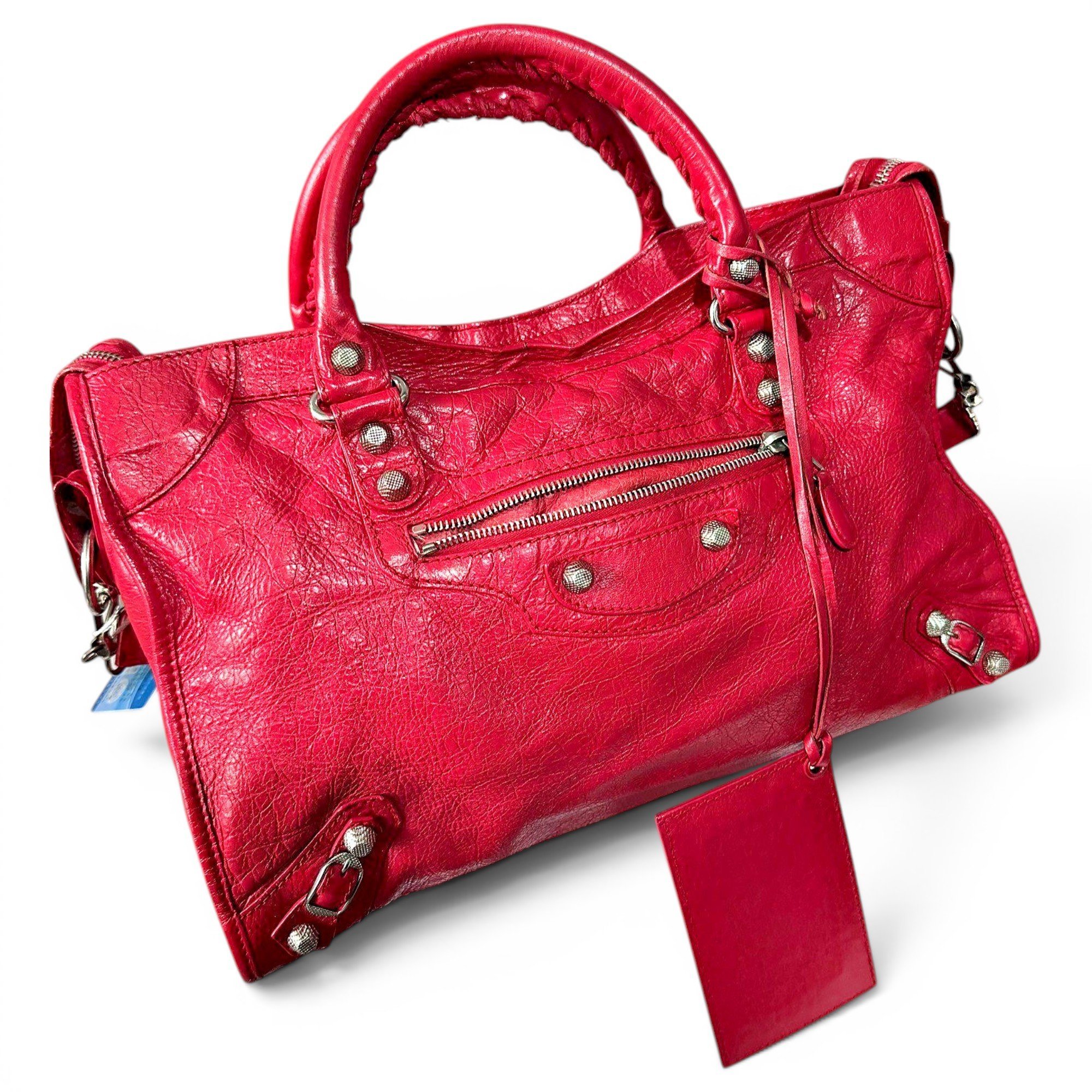 Leather handbag