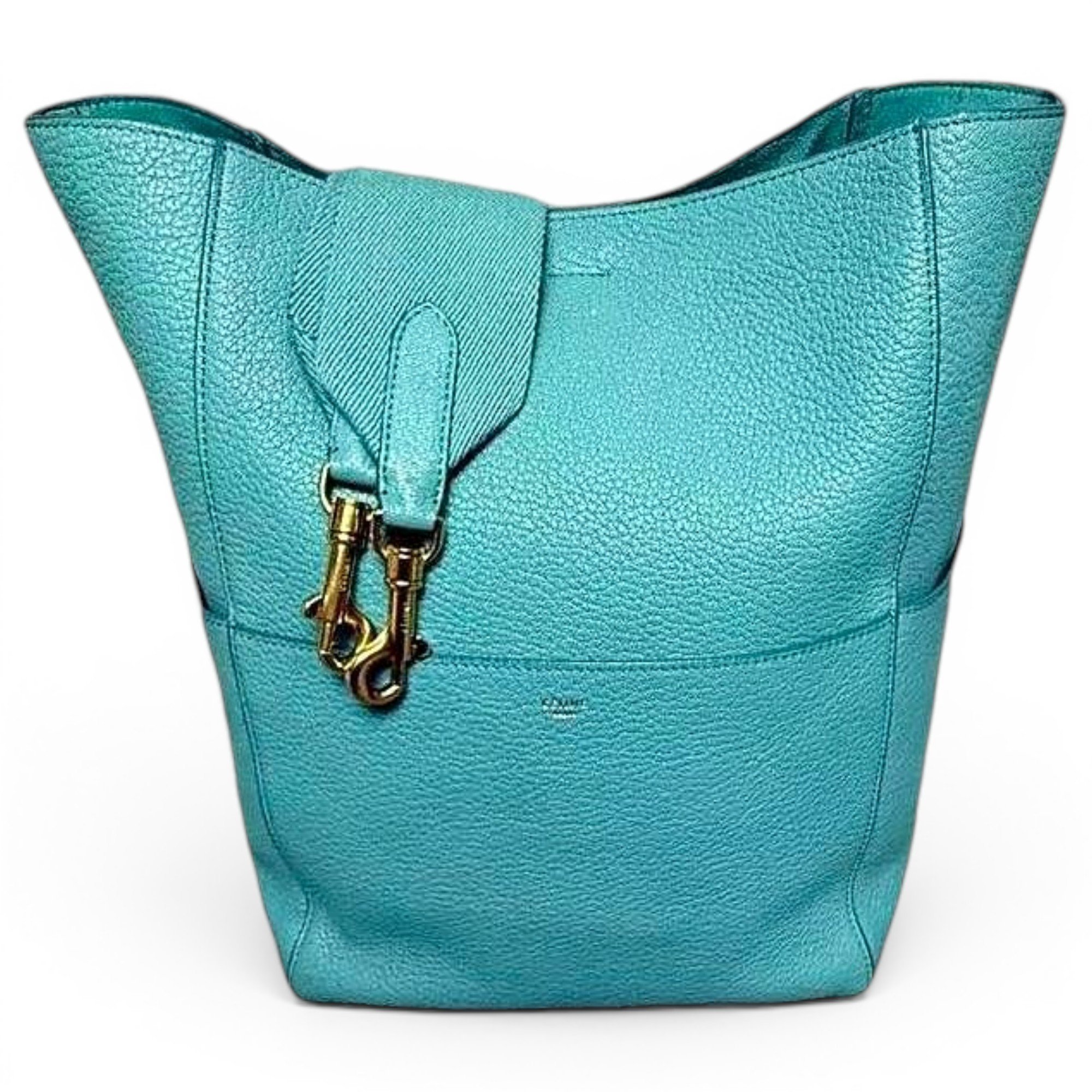 Seau Sangle leather handbag