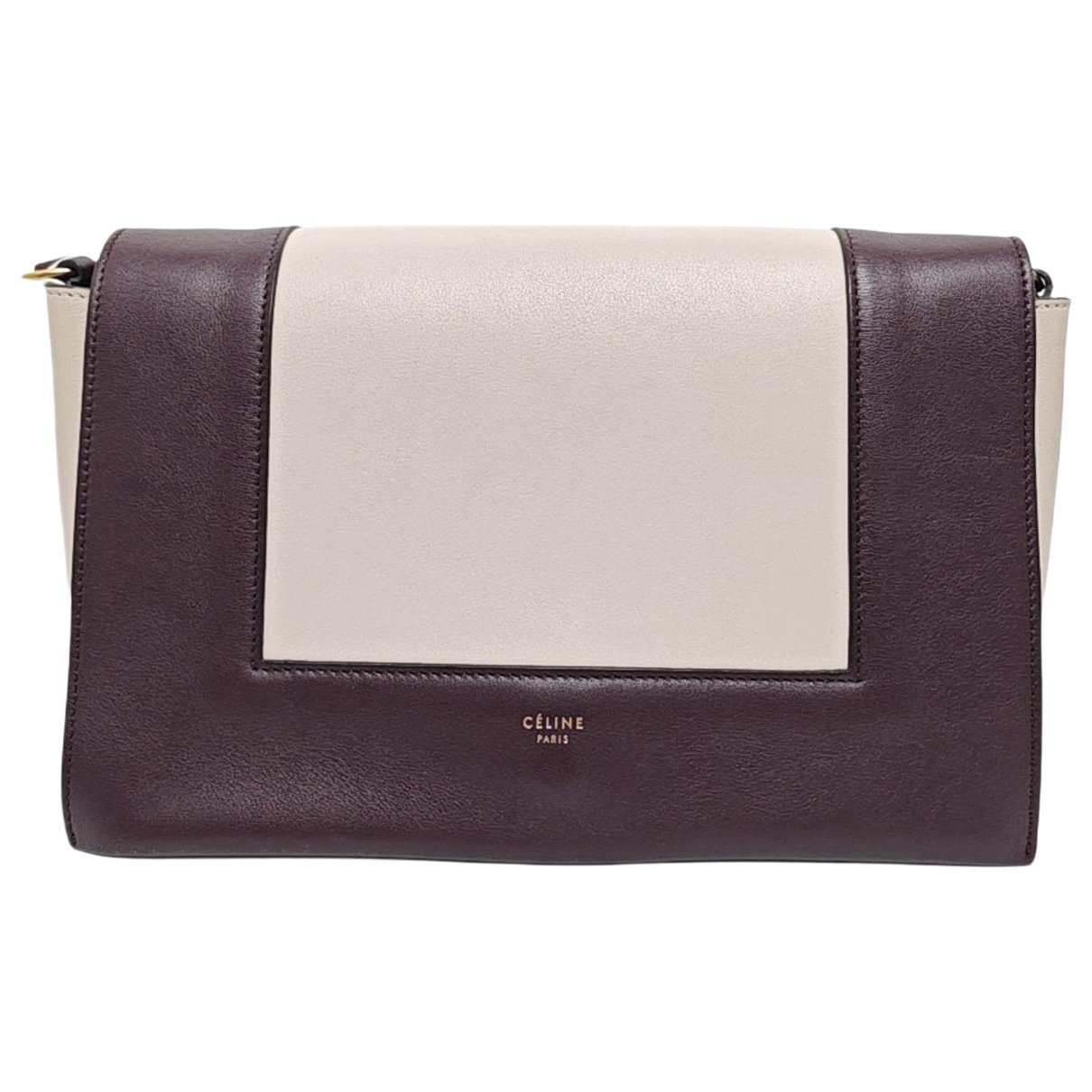 Frame leather crossbody bag
