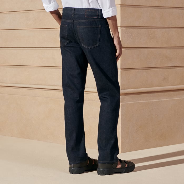 Indigo Straight Cut Jeans