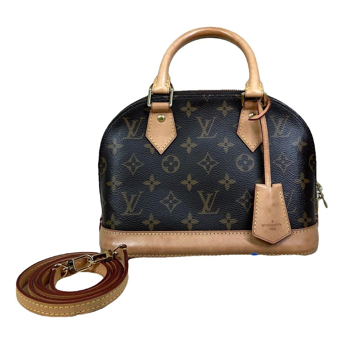 Louis Vuitton Alma BB leather handbag