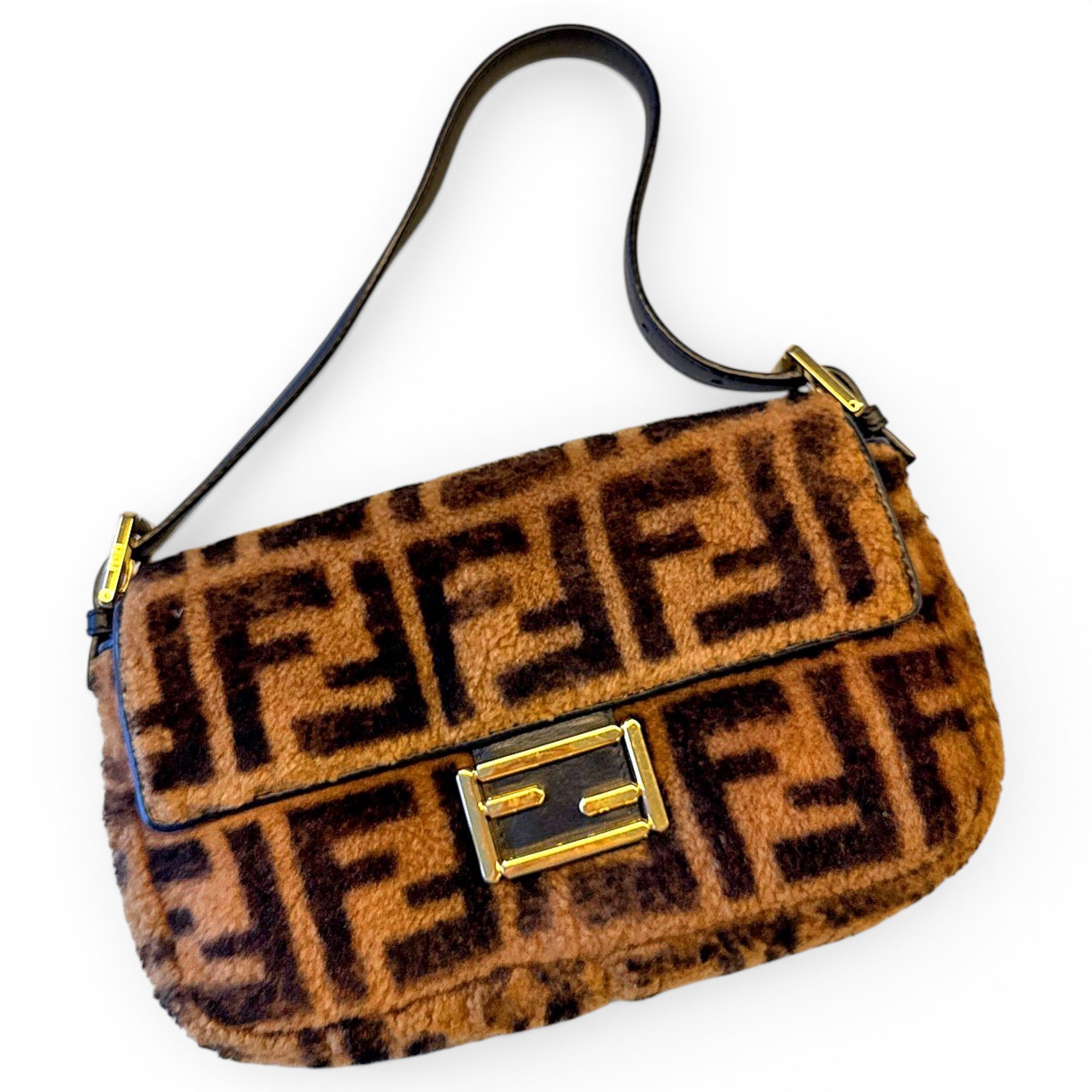 Baguette leather handbag