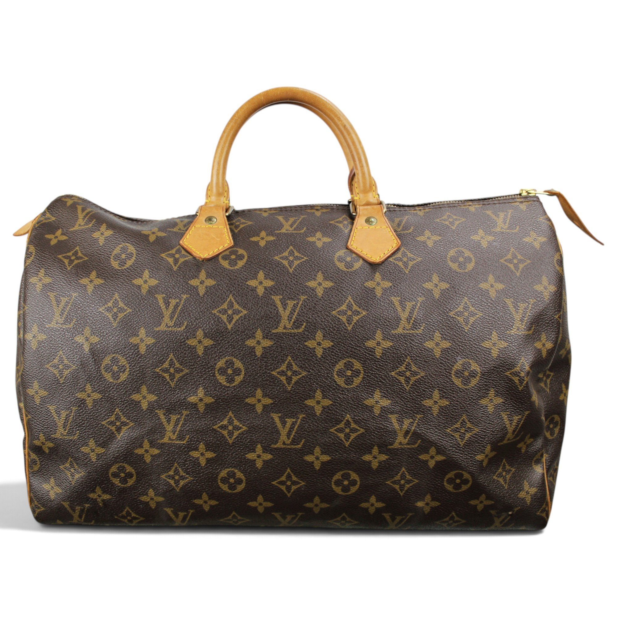 Speedy leather handbag