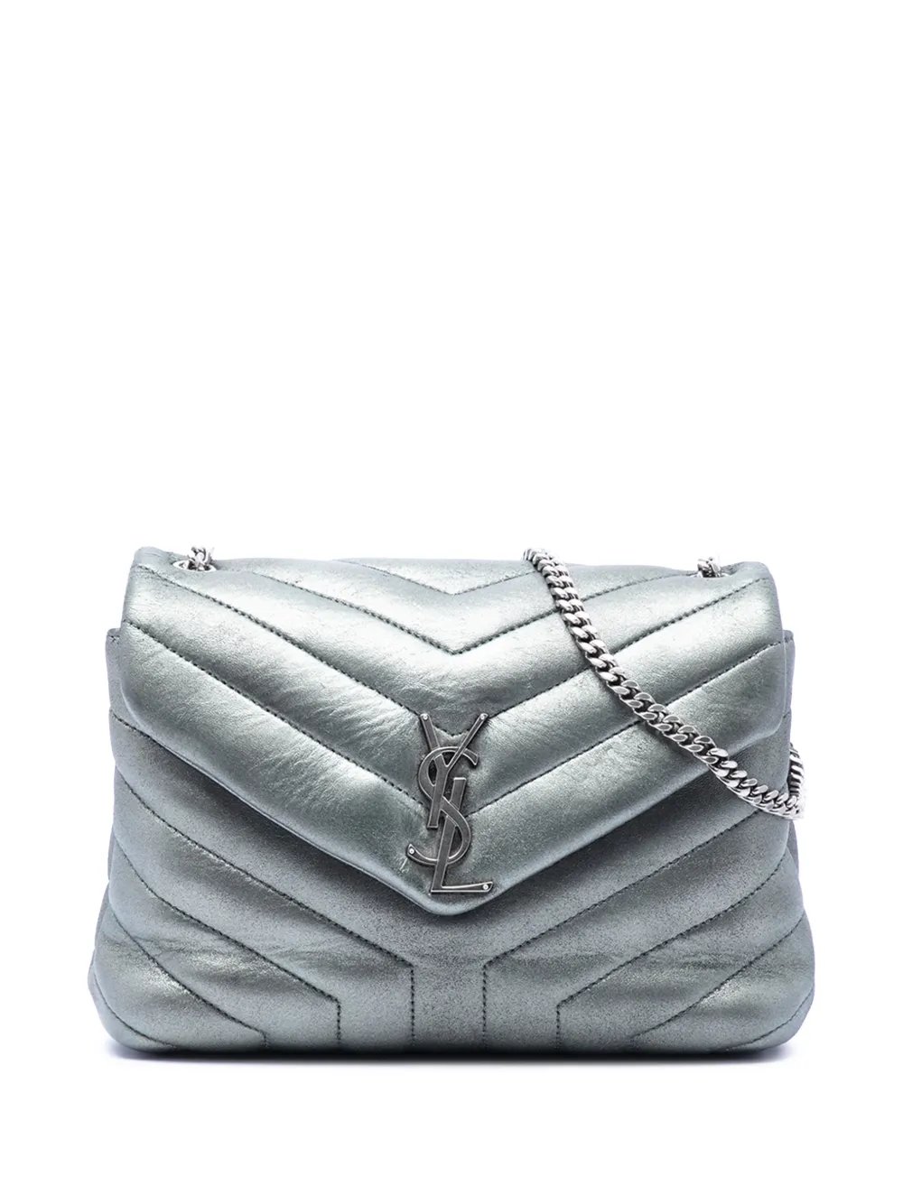 2016 Small Matelasse Metallic Calfskin Monogram LouLou shoulder bag