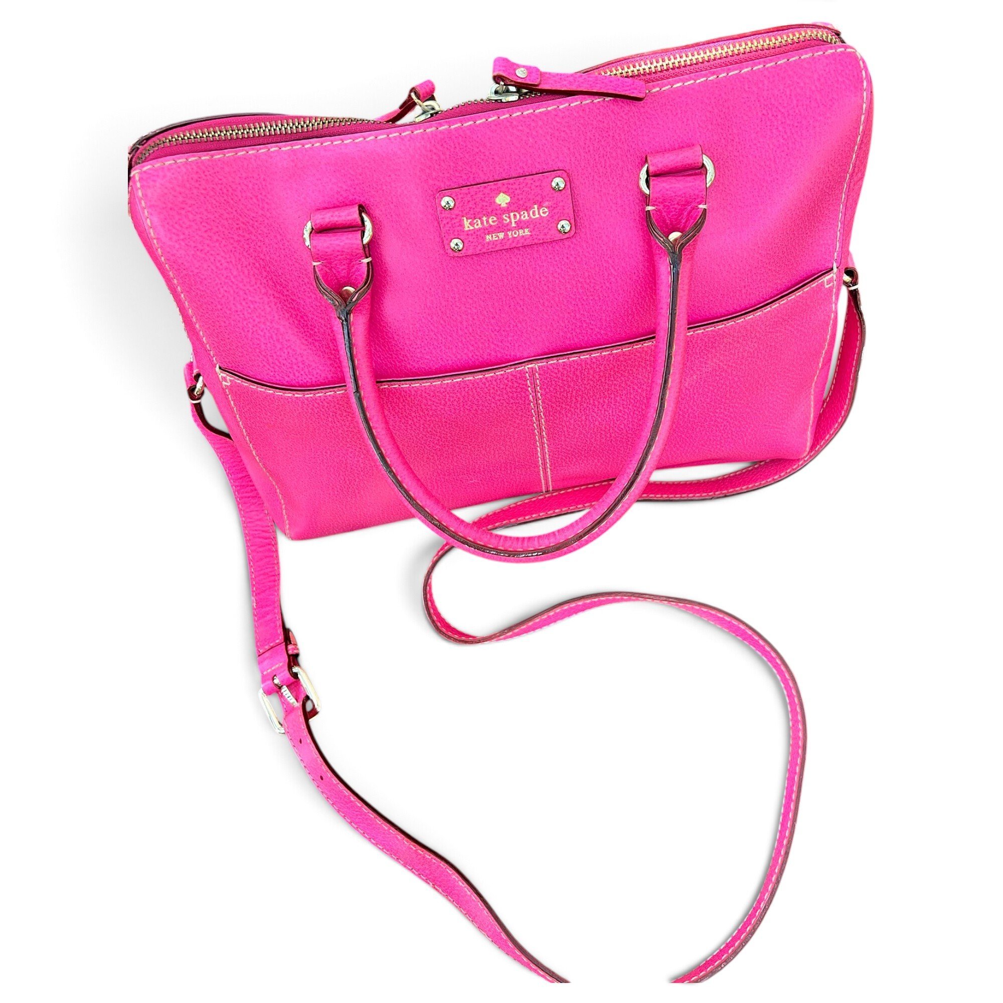 Leather satchel