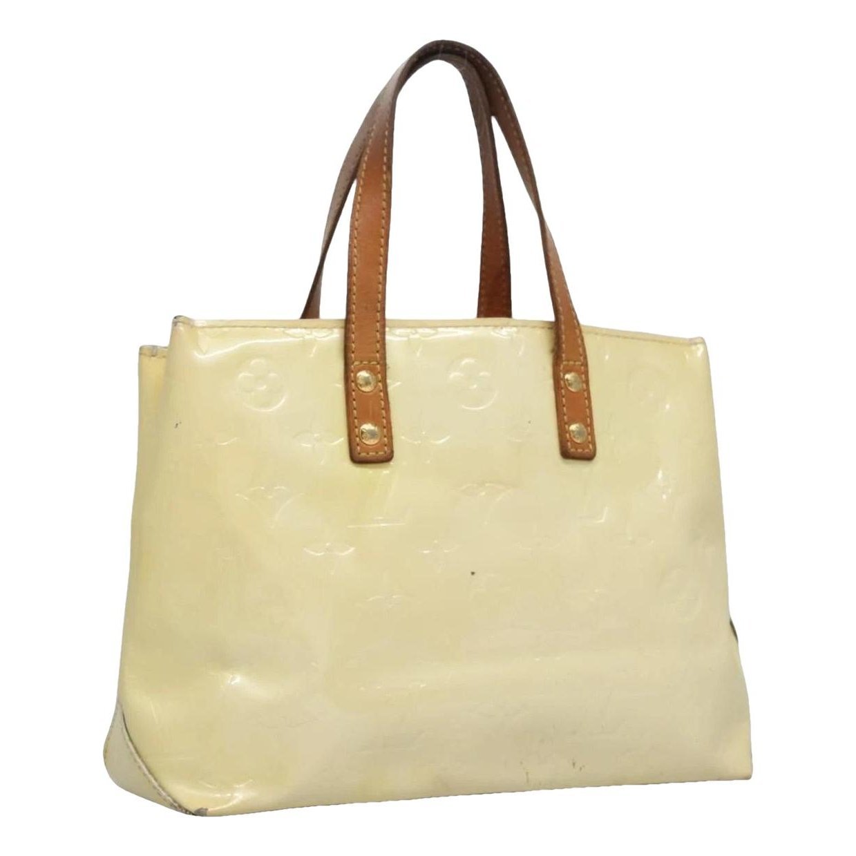 Patent leather handbag