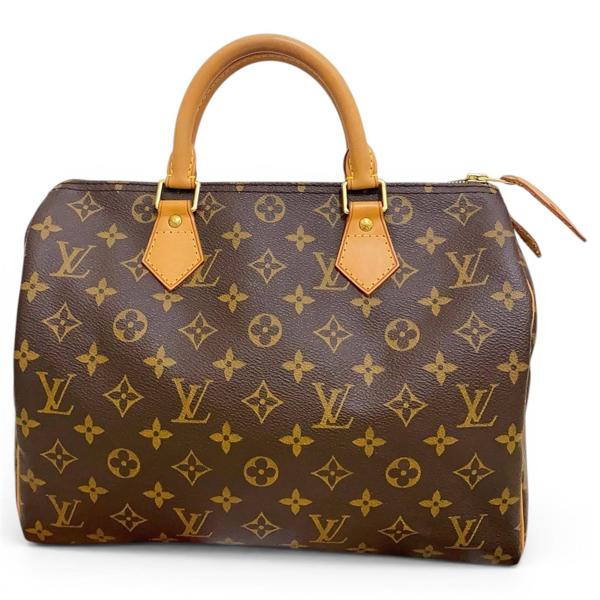 Speedy leather handbag