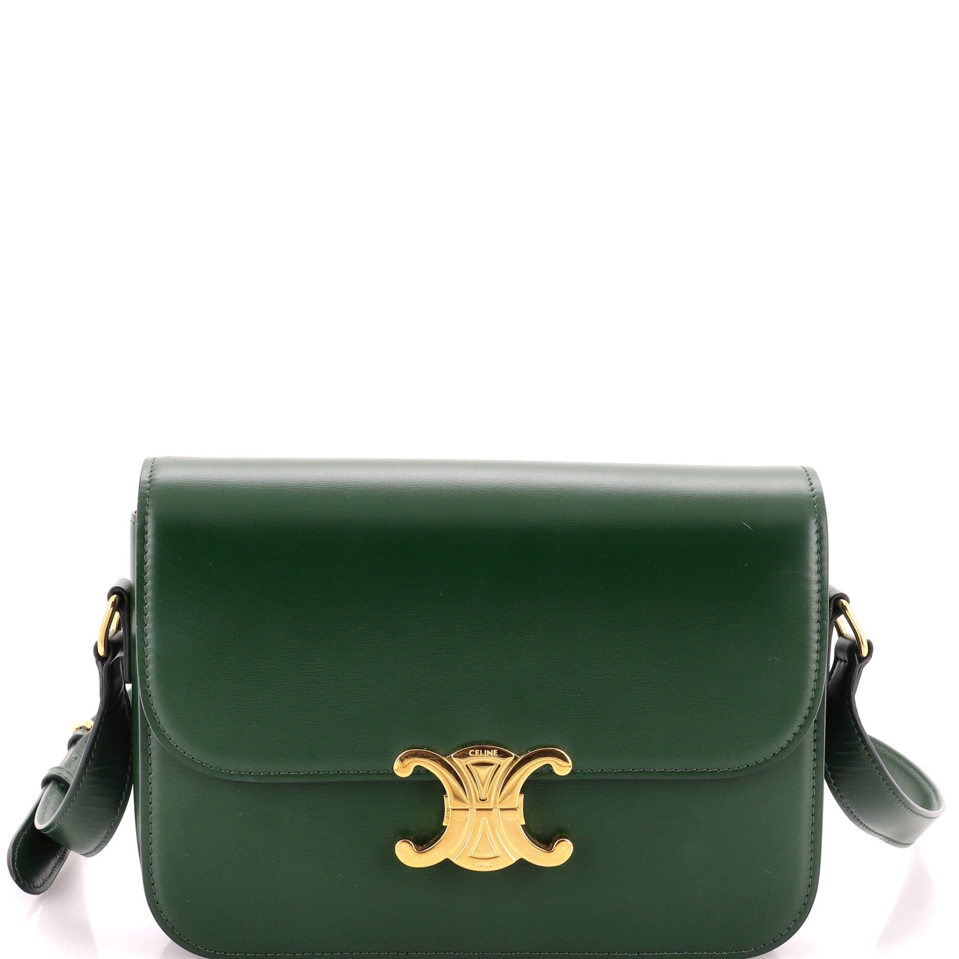 Triomphe Shoulder Bag Smooth Calfskin Medium