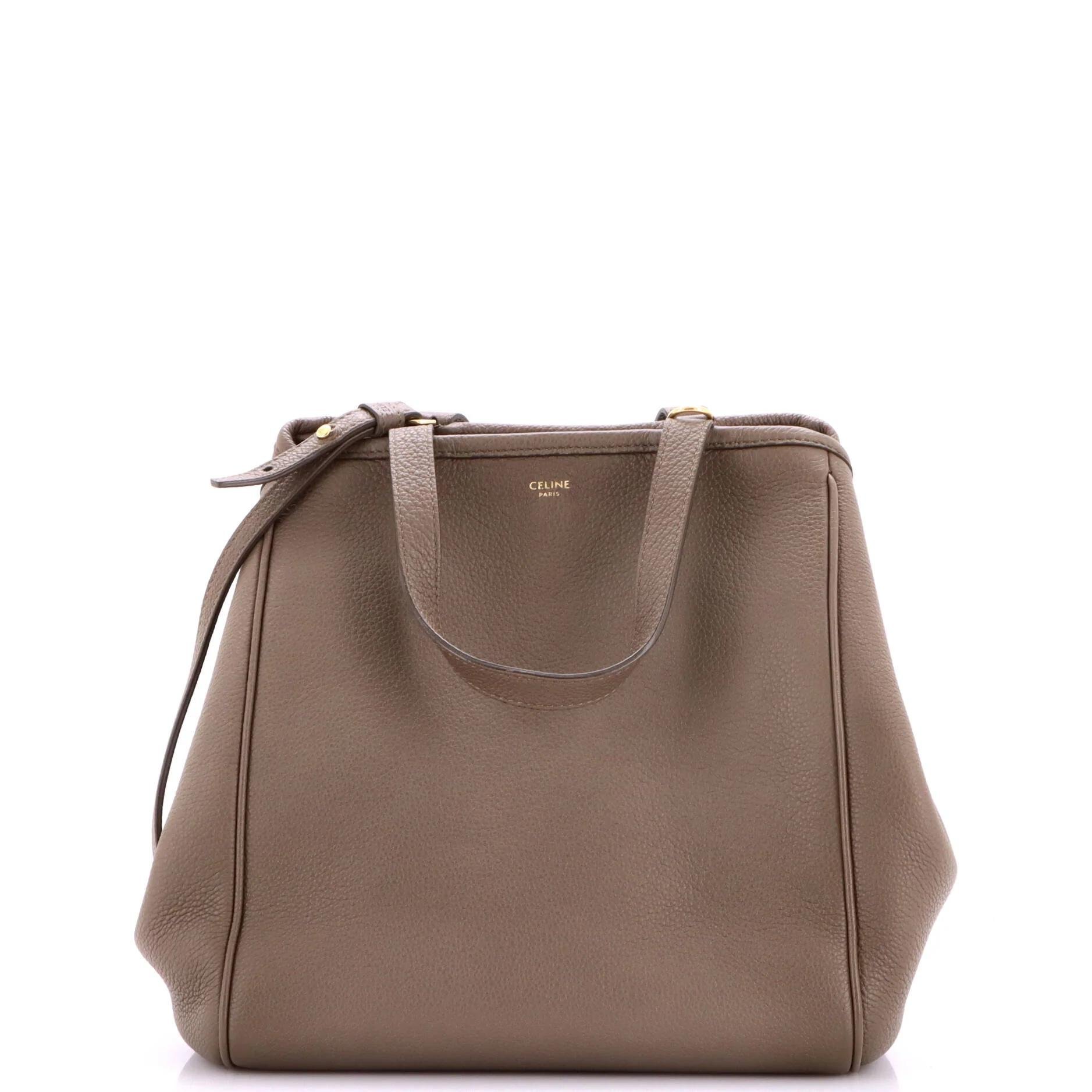 Leather tote