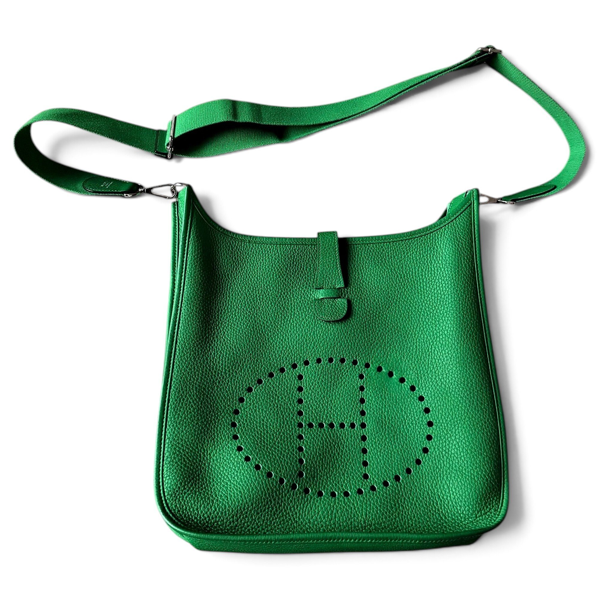 Evelyne leather handbag