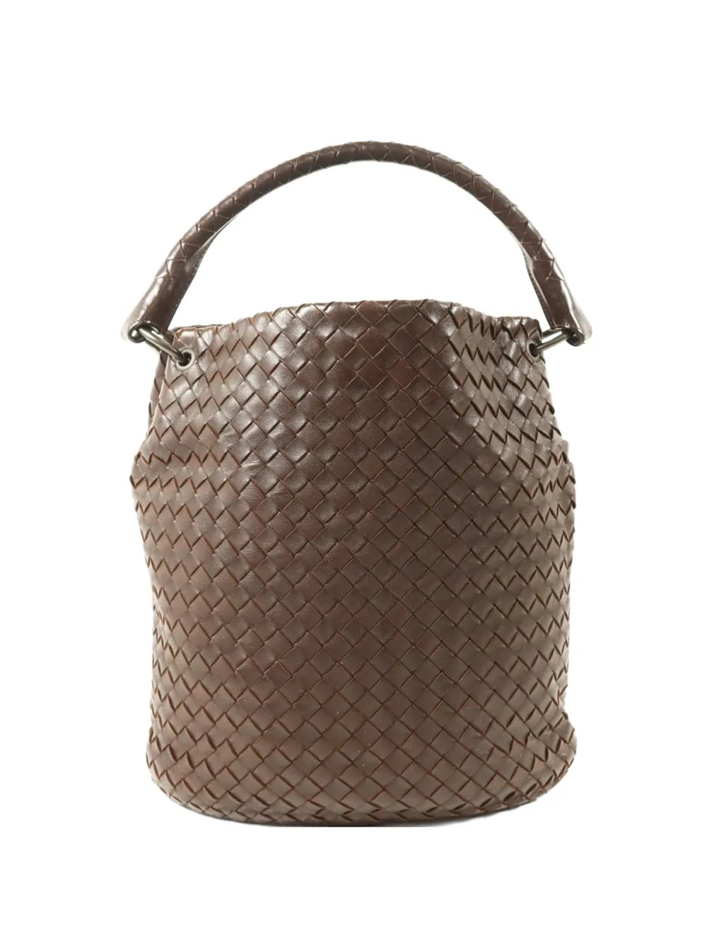 Intrecciato-design bucket bag