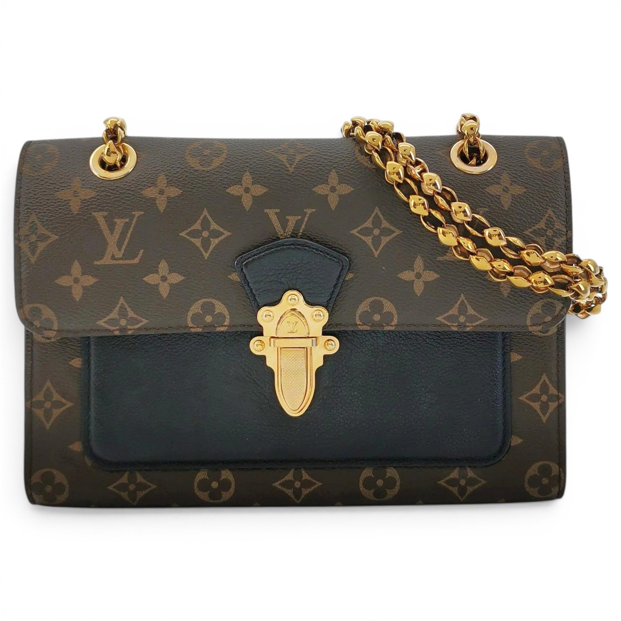 Victoire leather handbag