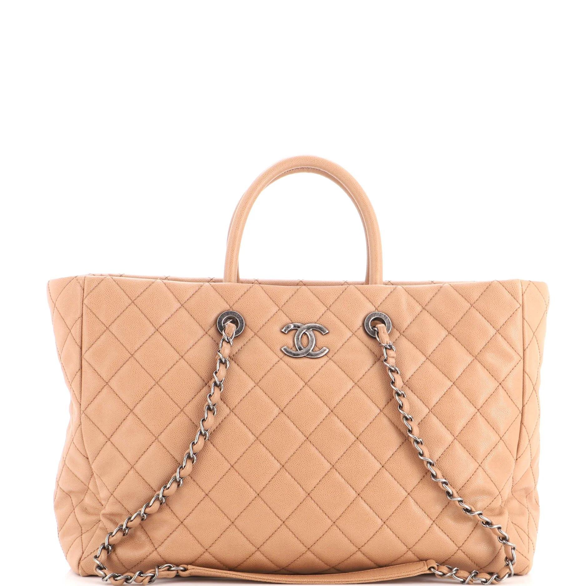 Classic CC Shopping leather tote