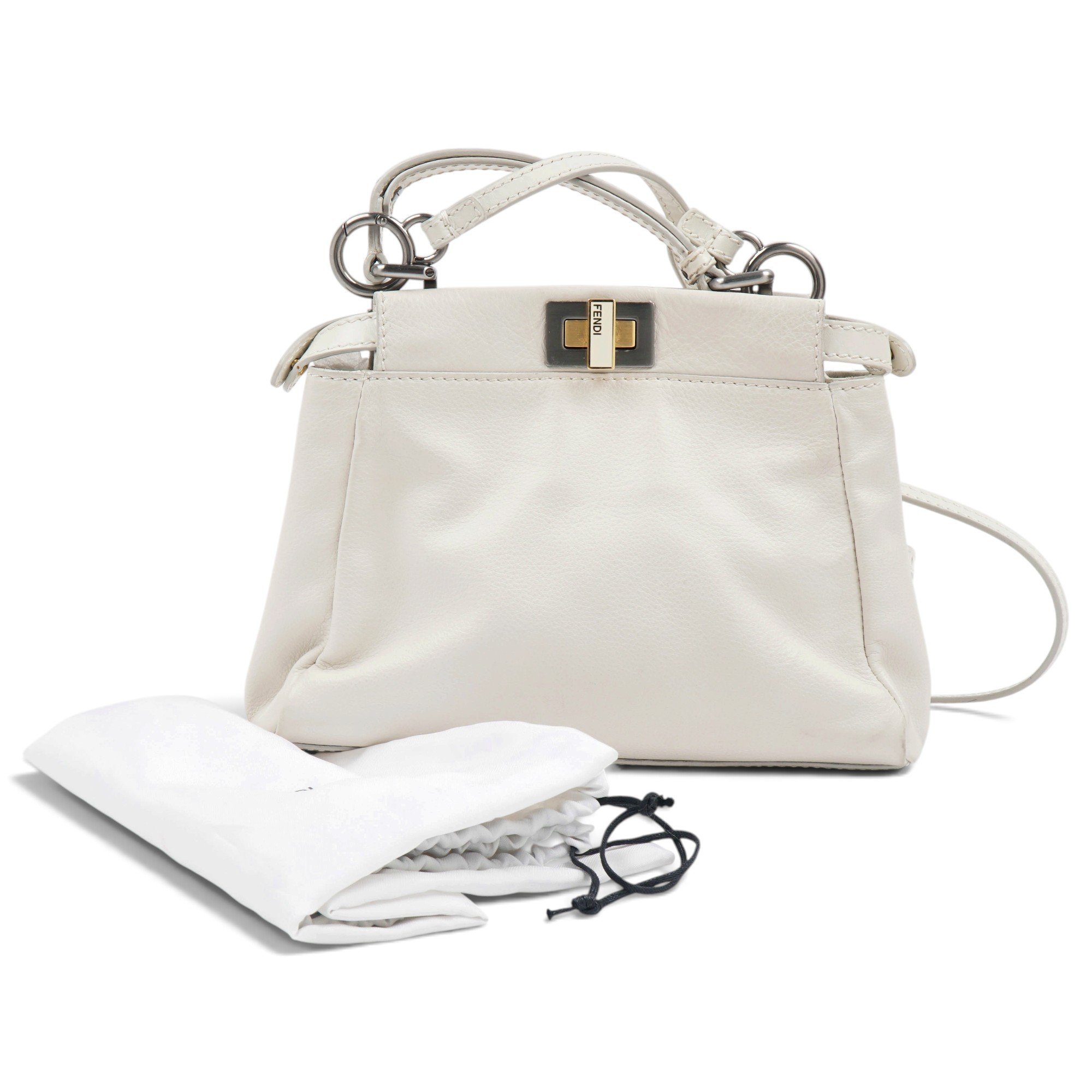 Peekaboo leather handbag
