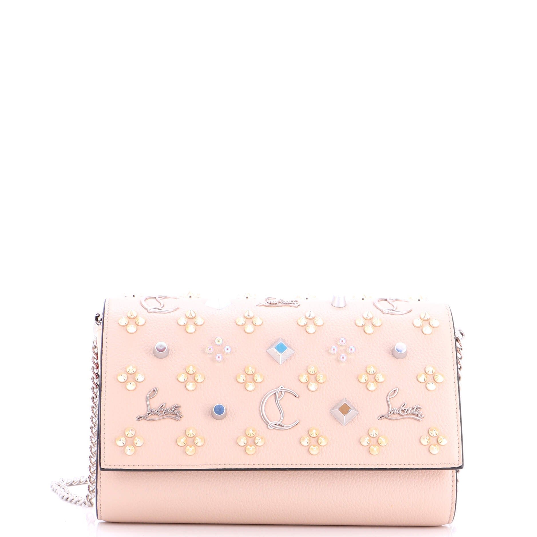 Paloma Clutch Embellished Leather Small