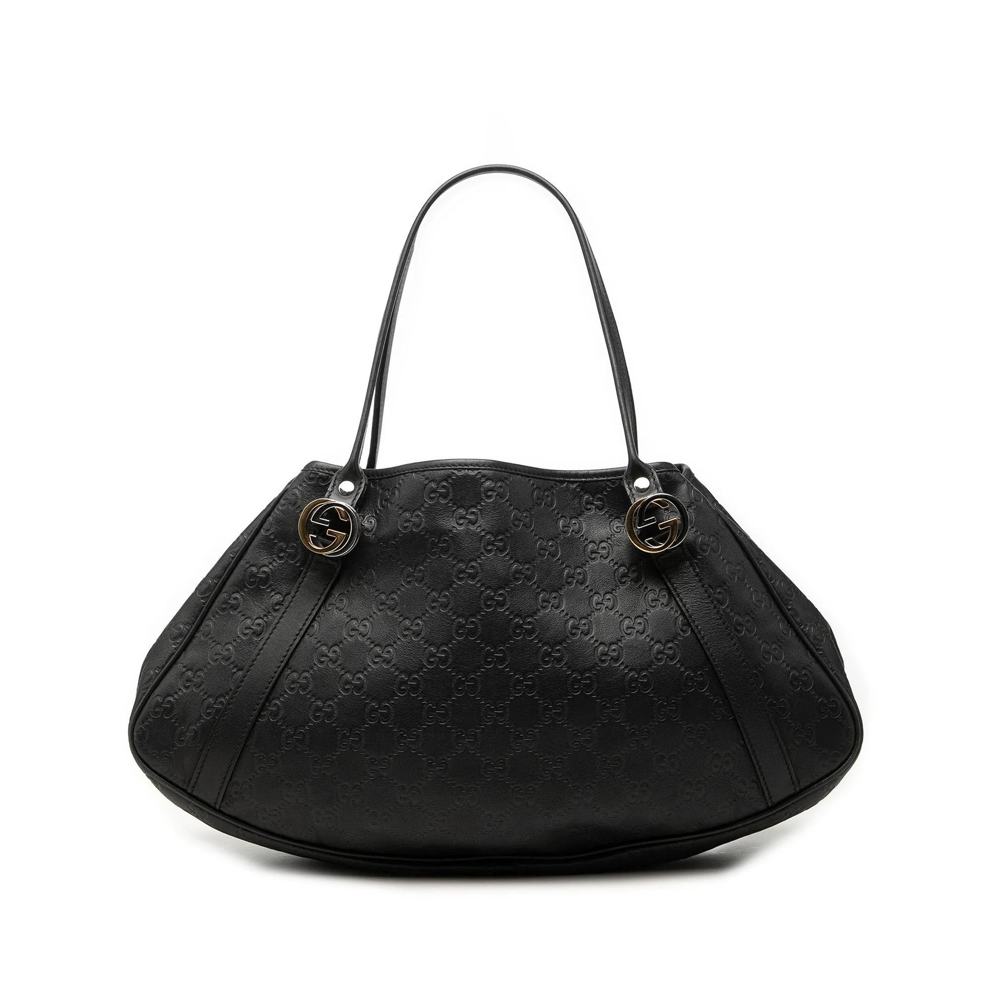 Gucci B leather handbag