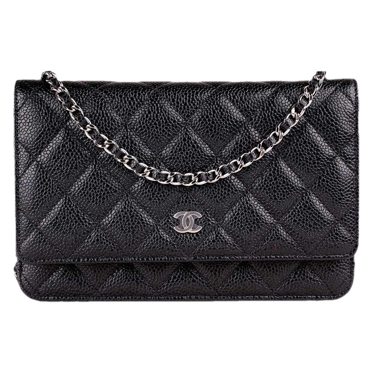 Wallet On Chain Timeless/Classique leather handbag