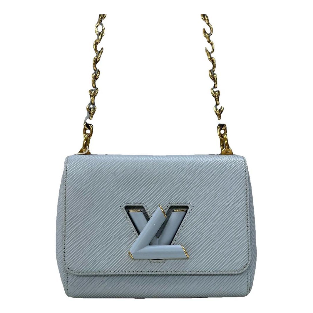 Twist leather handbag