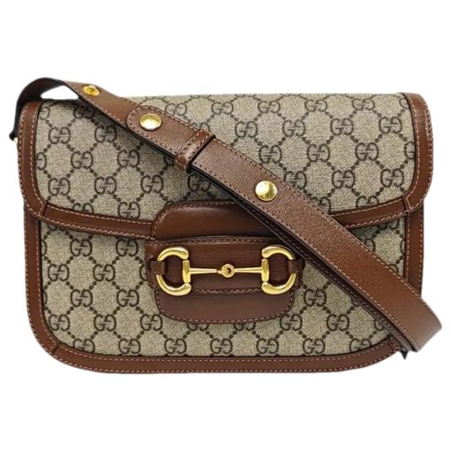 Handle Horsebit 1955 leather crossbody bag