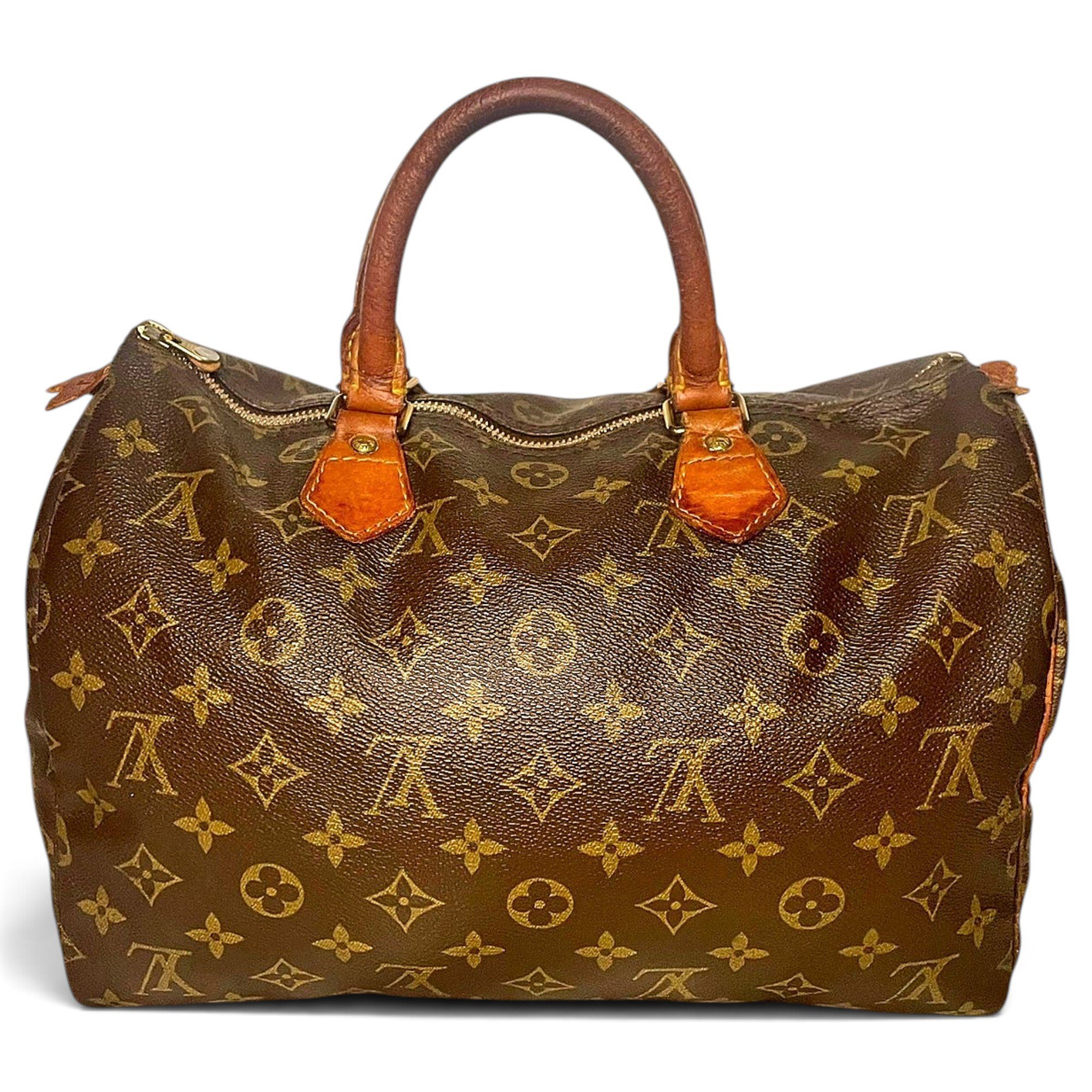 Speedy leather handbag