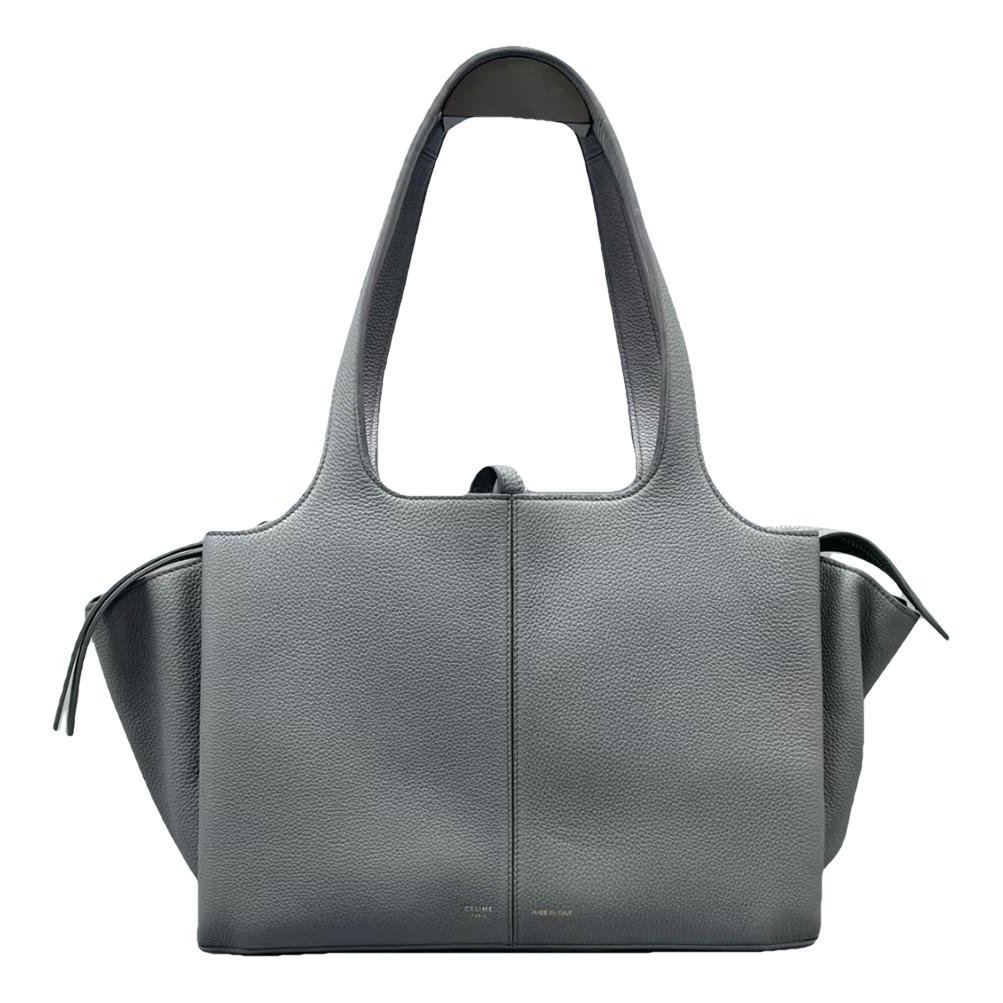 Tri-Fold leather handbag