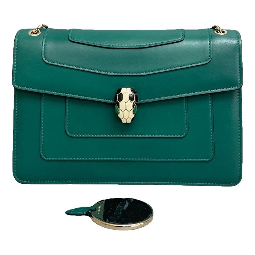 Serpenti leather handbag