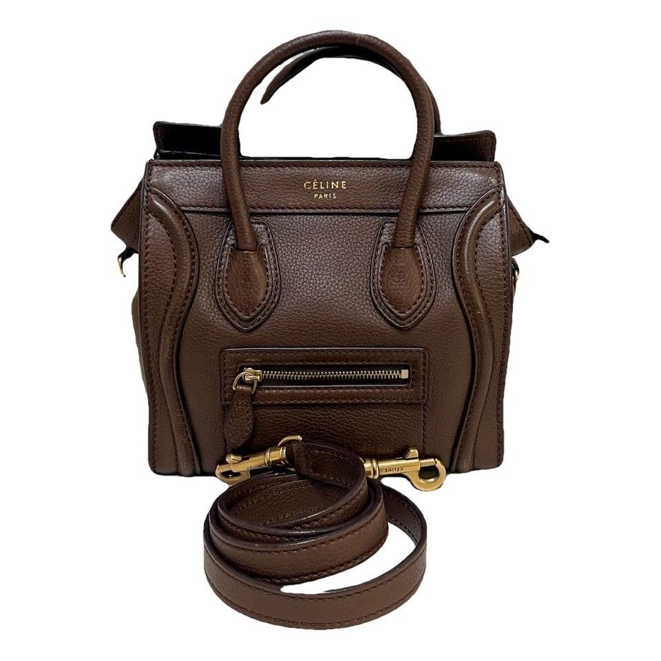Nano Luggage leather handbag