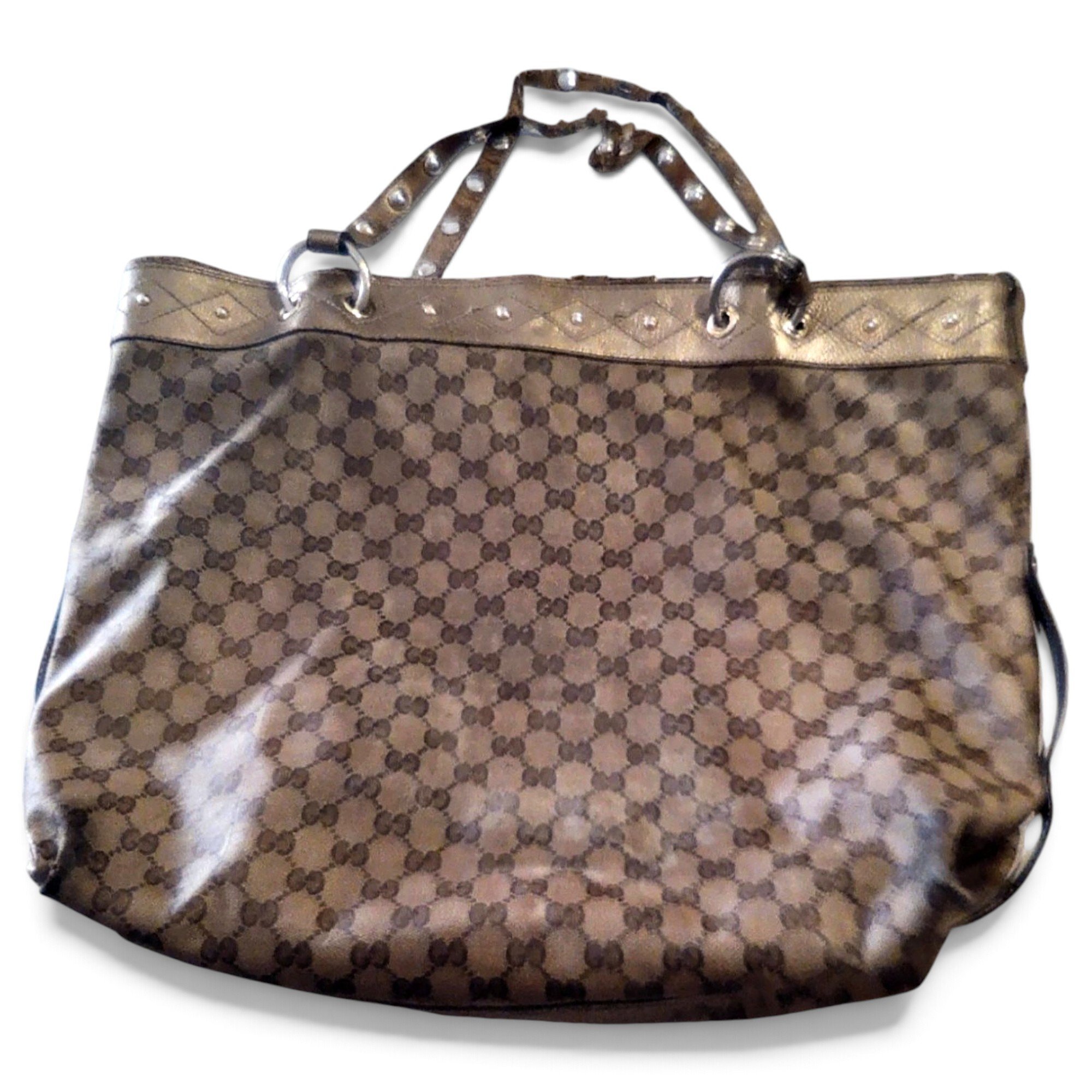 Leather tote