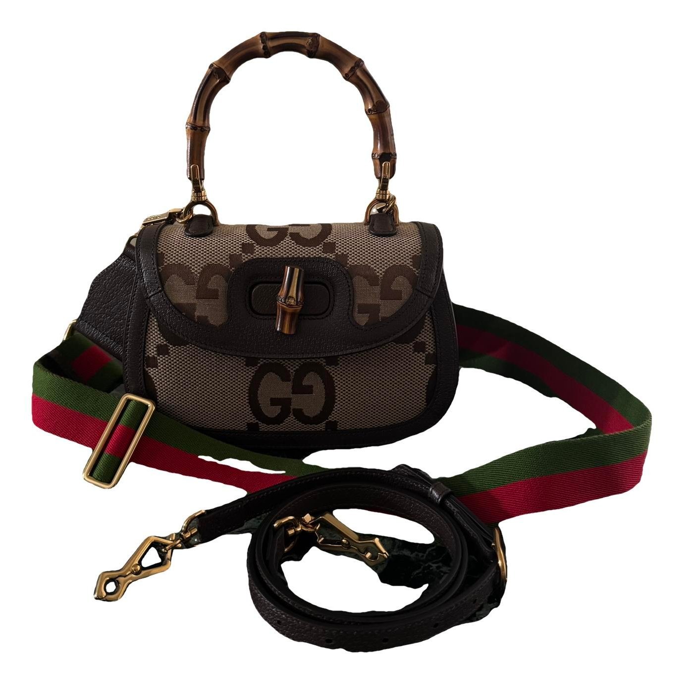 Convertible Bamboo Top Handle cloth handbag