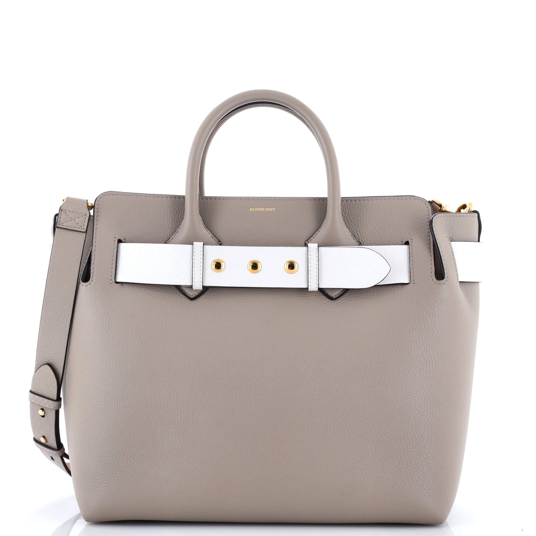 Burberry Belt Tote Leather Medium