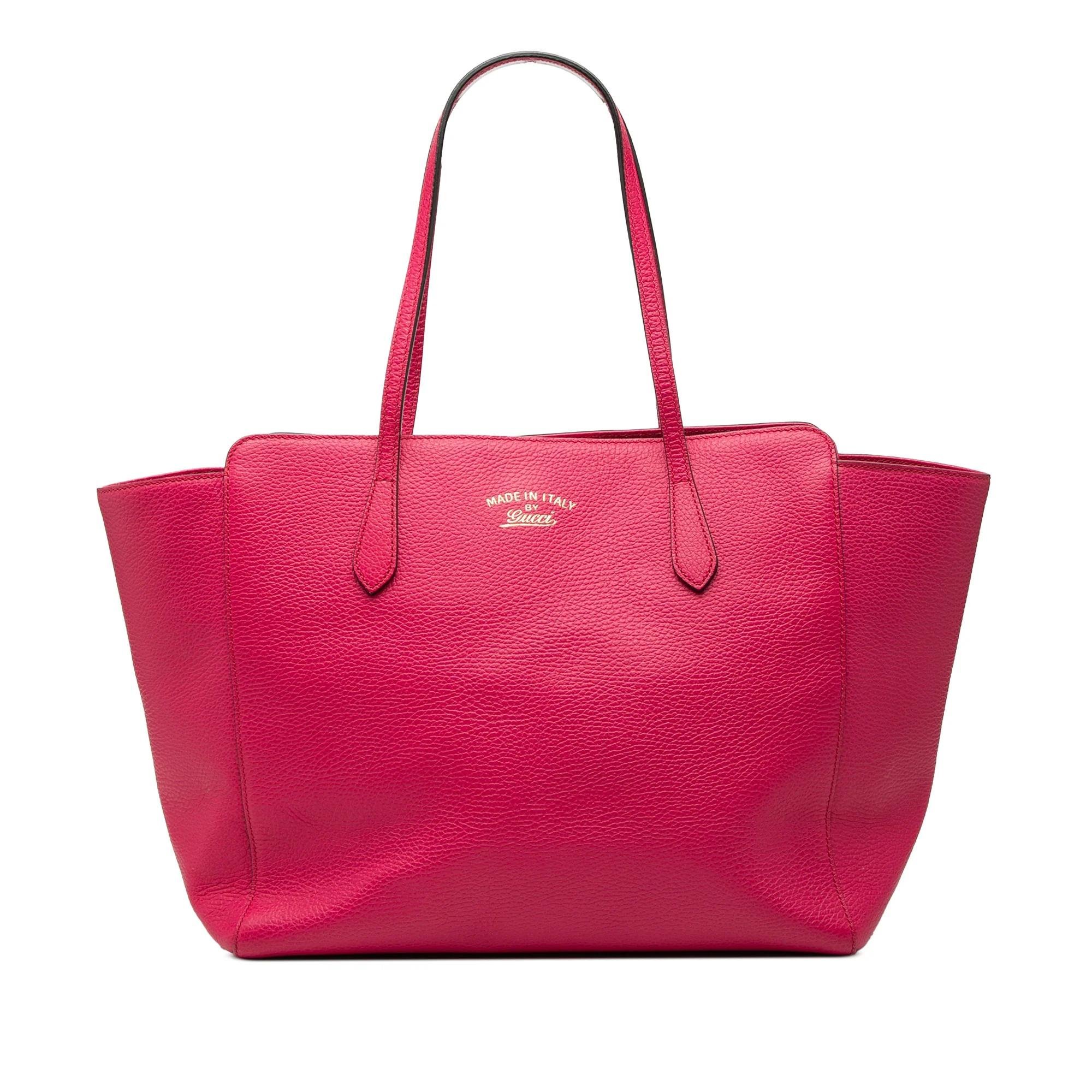 Swing leather tote