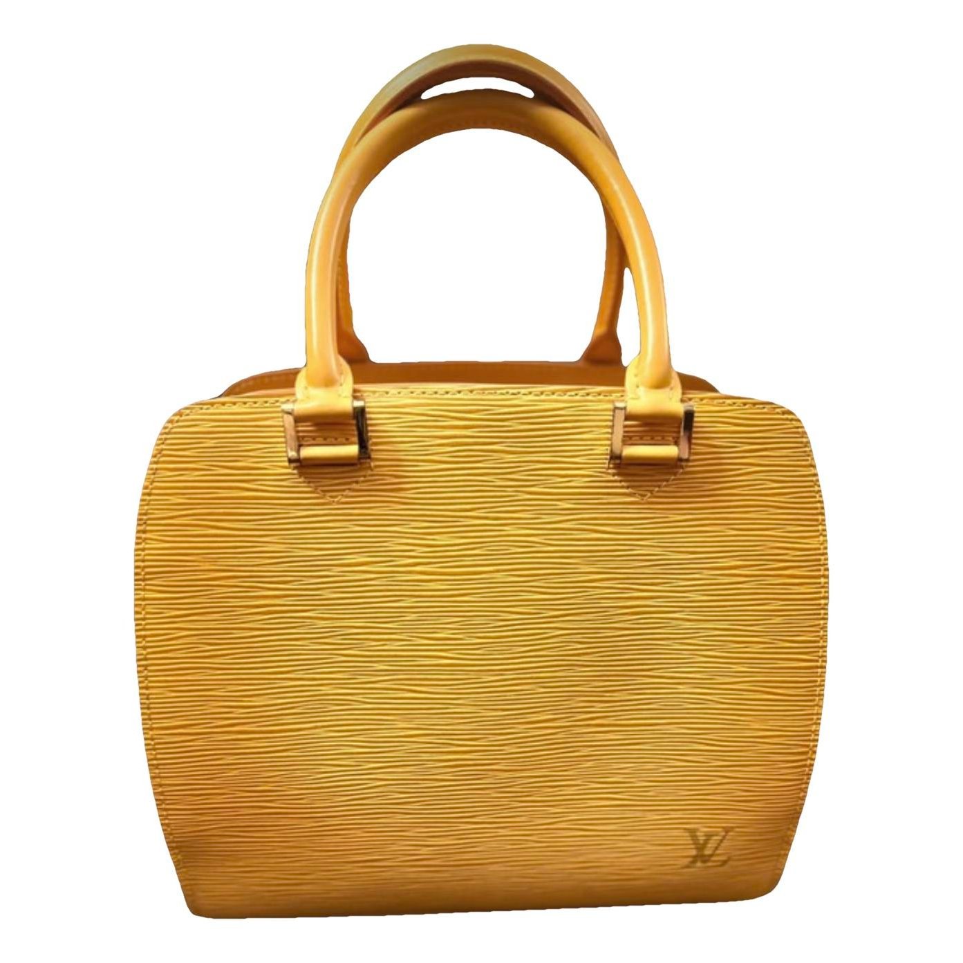 Sablon leather handbag