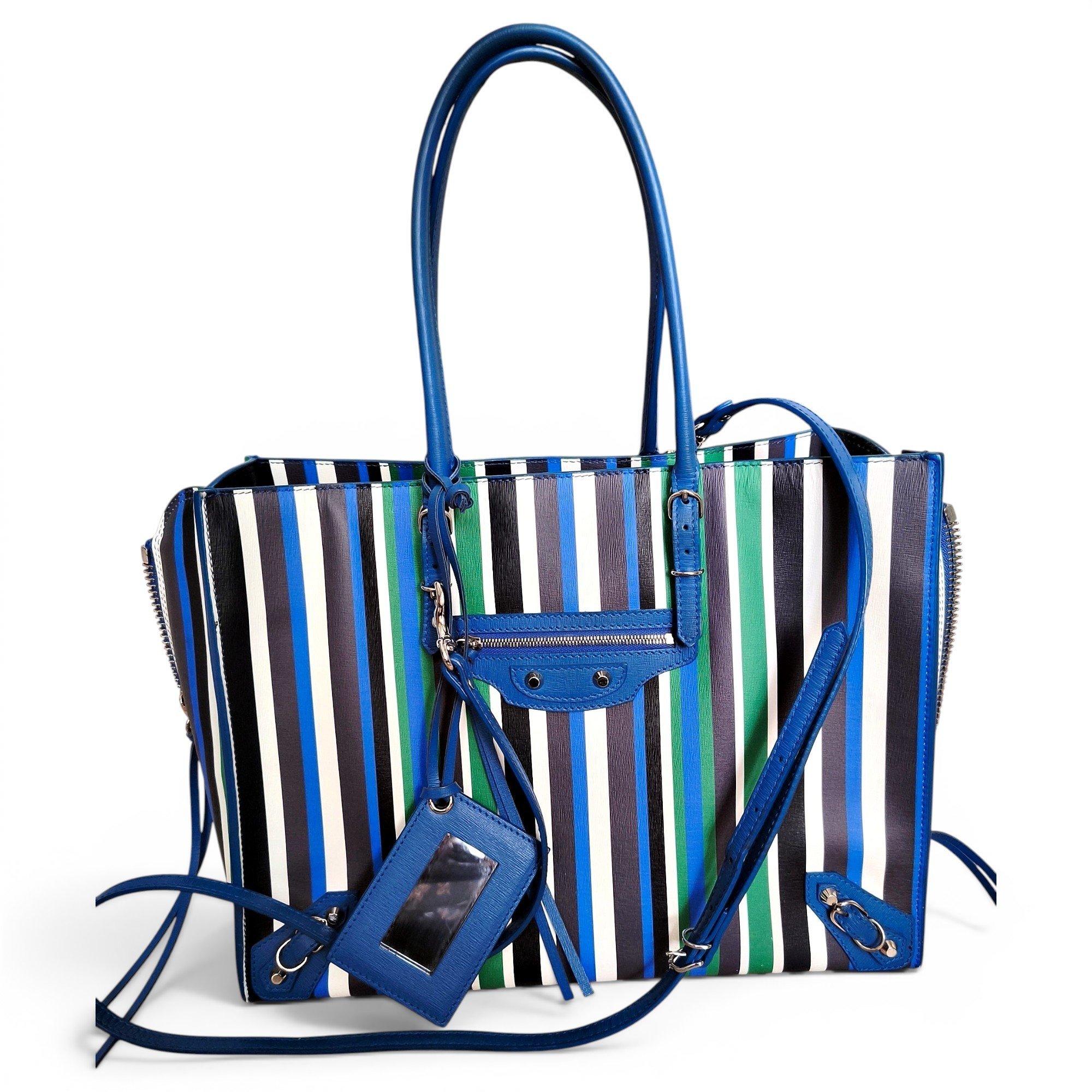 Papier leather crossbody bag