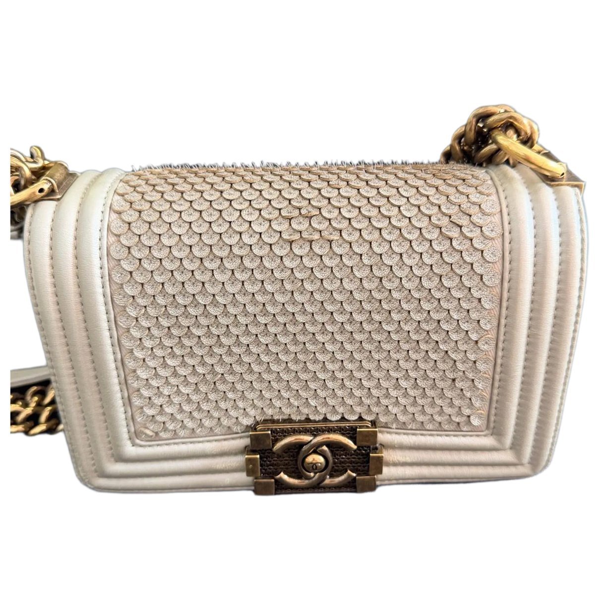 Boy leather crossbody bag
