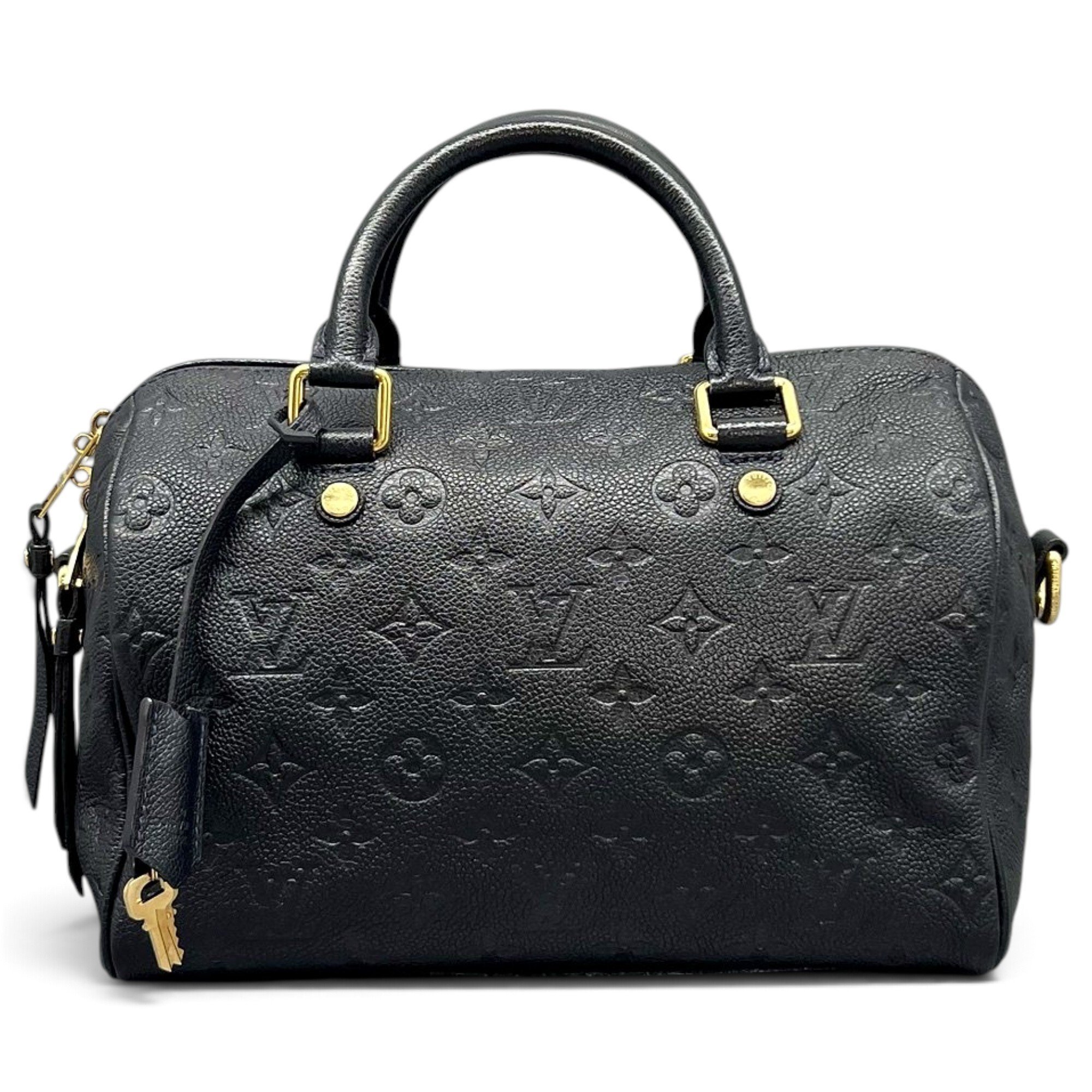 Speedy leather handbag